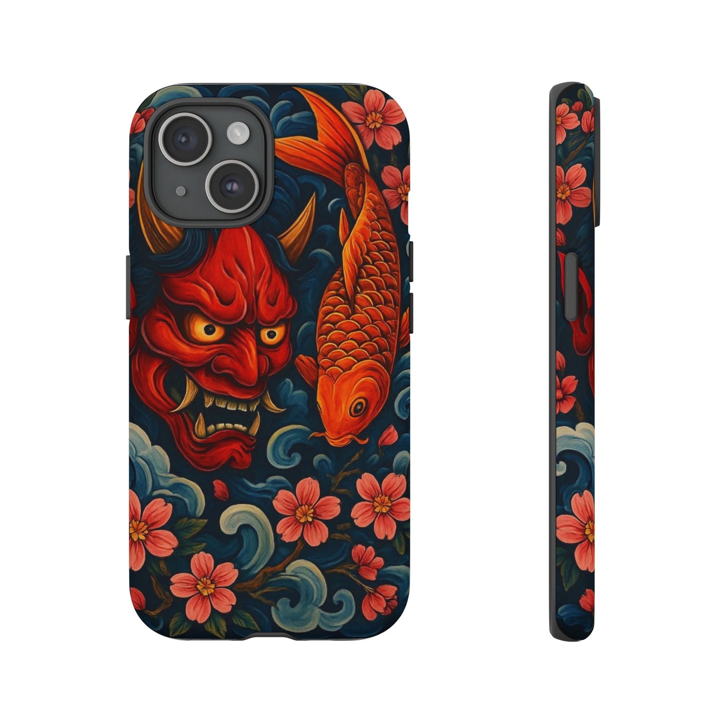 Koi & Oni Tough Phone Case — Protective Phone Cover - Eyrian