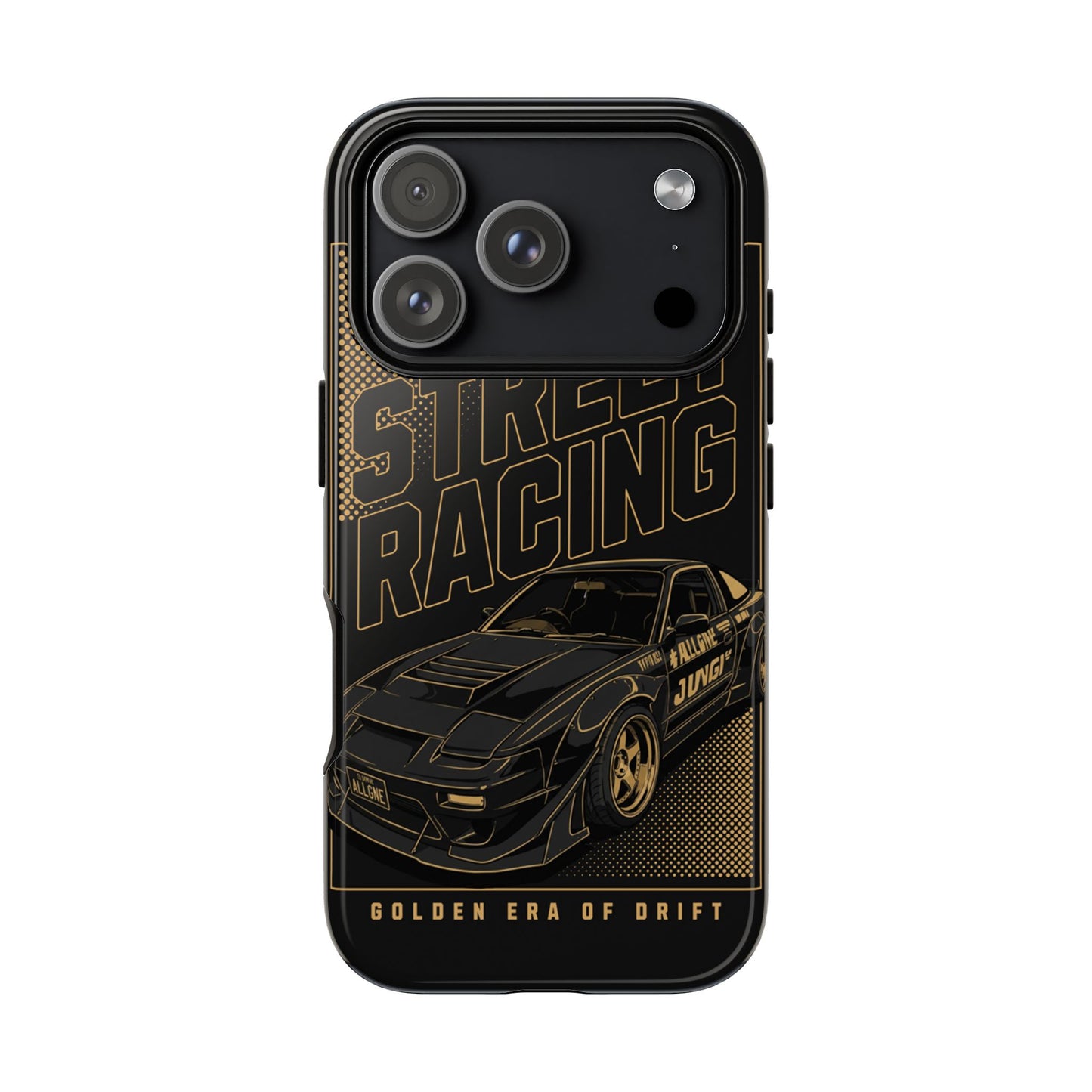 Street Racing Phone Case — Golden Era of Drift Car Protective Cover
