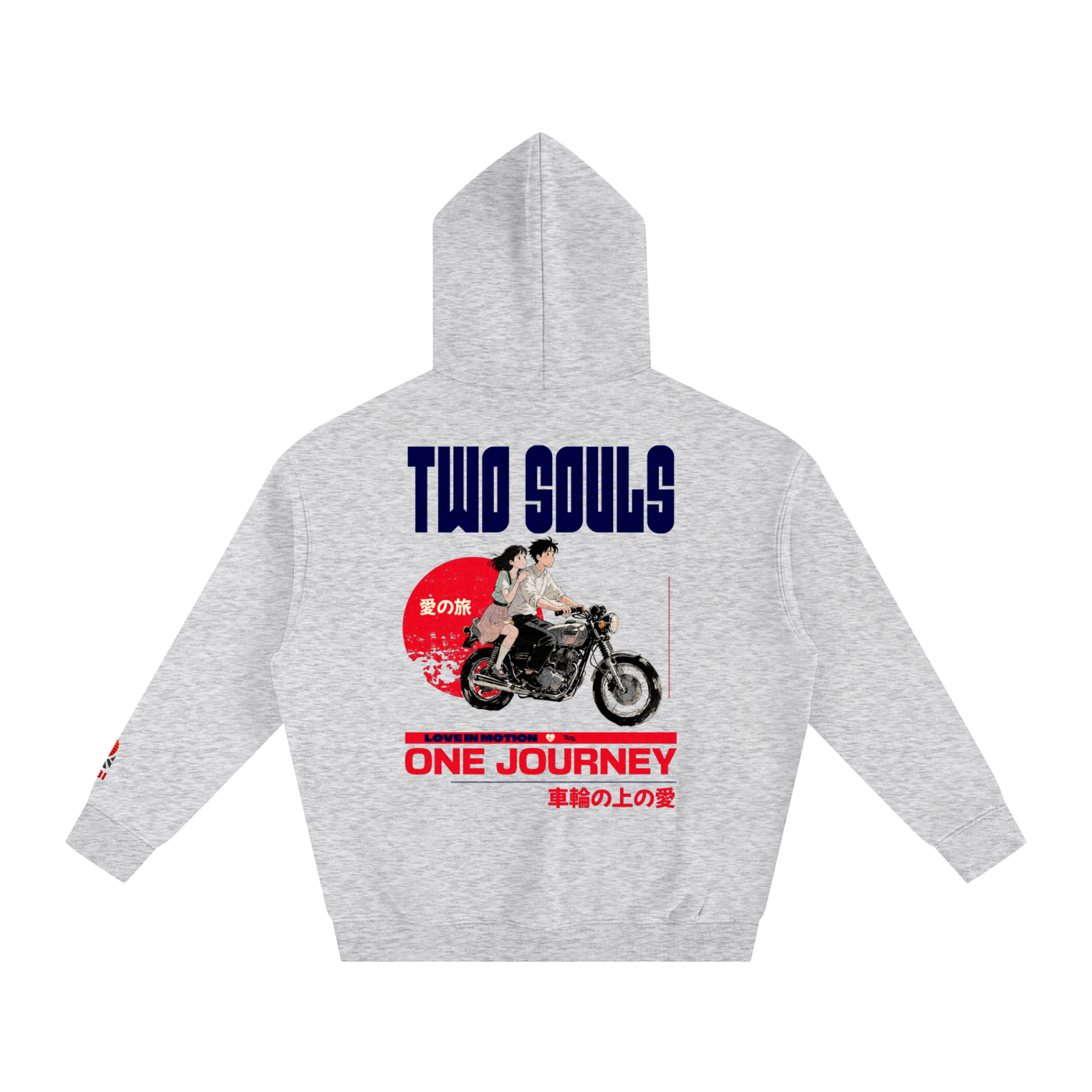 TobiBrand,Japanese,Anime,Motorcyle,couple hoodie,Two Souls,Gift for her,Gift for him