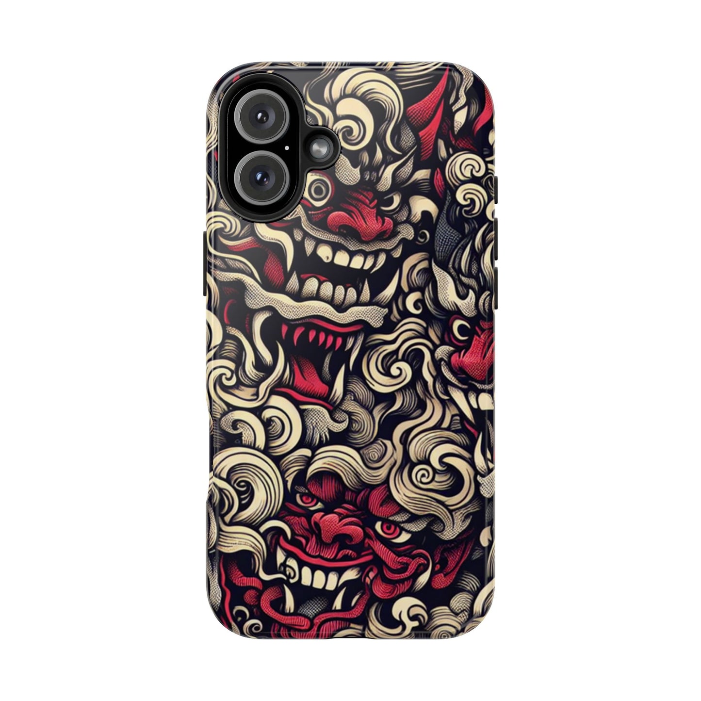 Oni Protective Phone Case — Japanese Folklore Demon Design - Eyrian