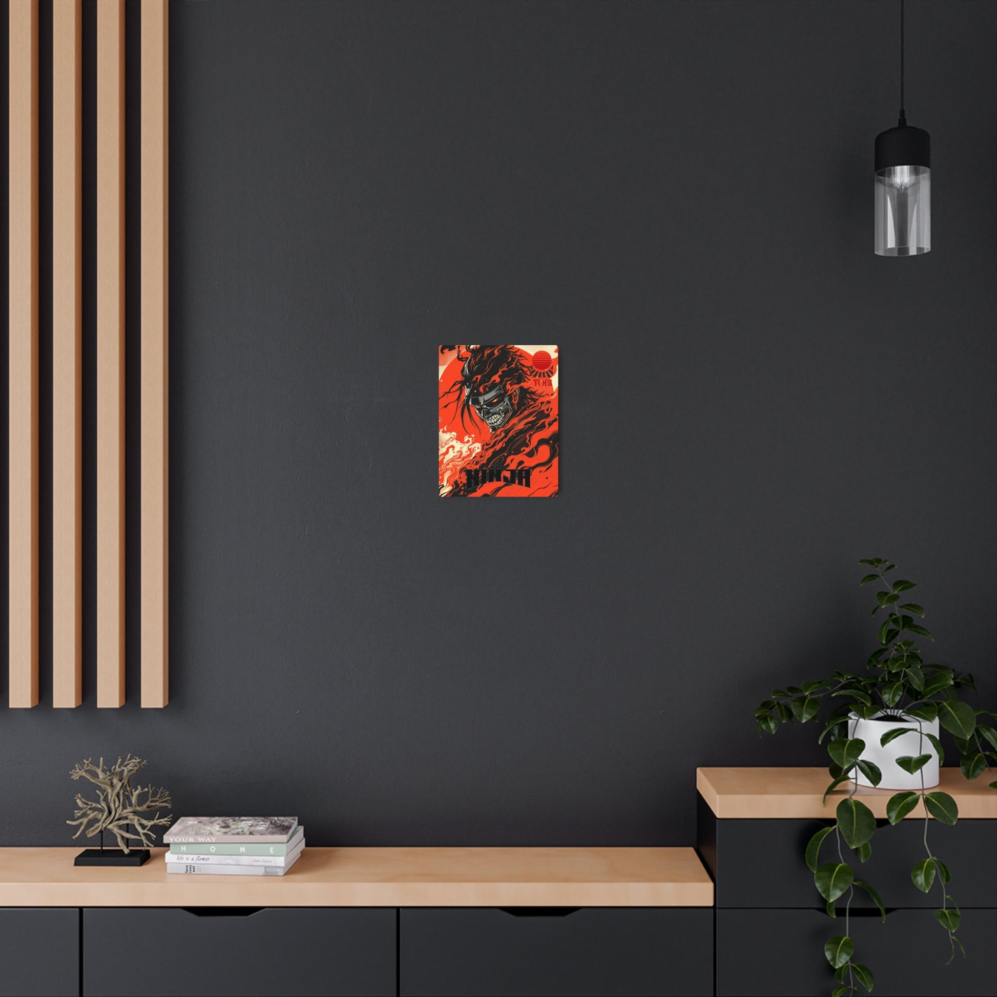 Team Ninja Metal Art Sign — Wall Decor for Gamers & Martial Arts Fans - Eyrian