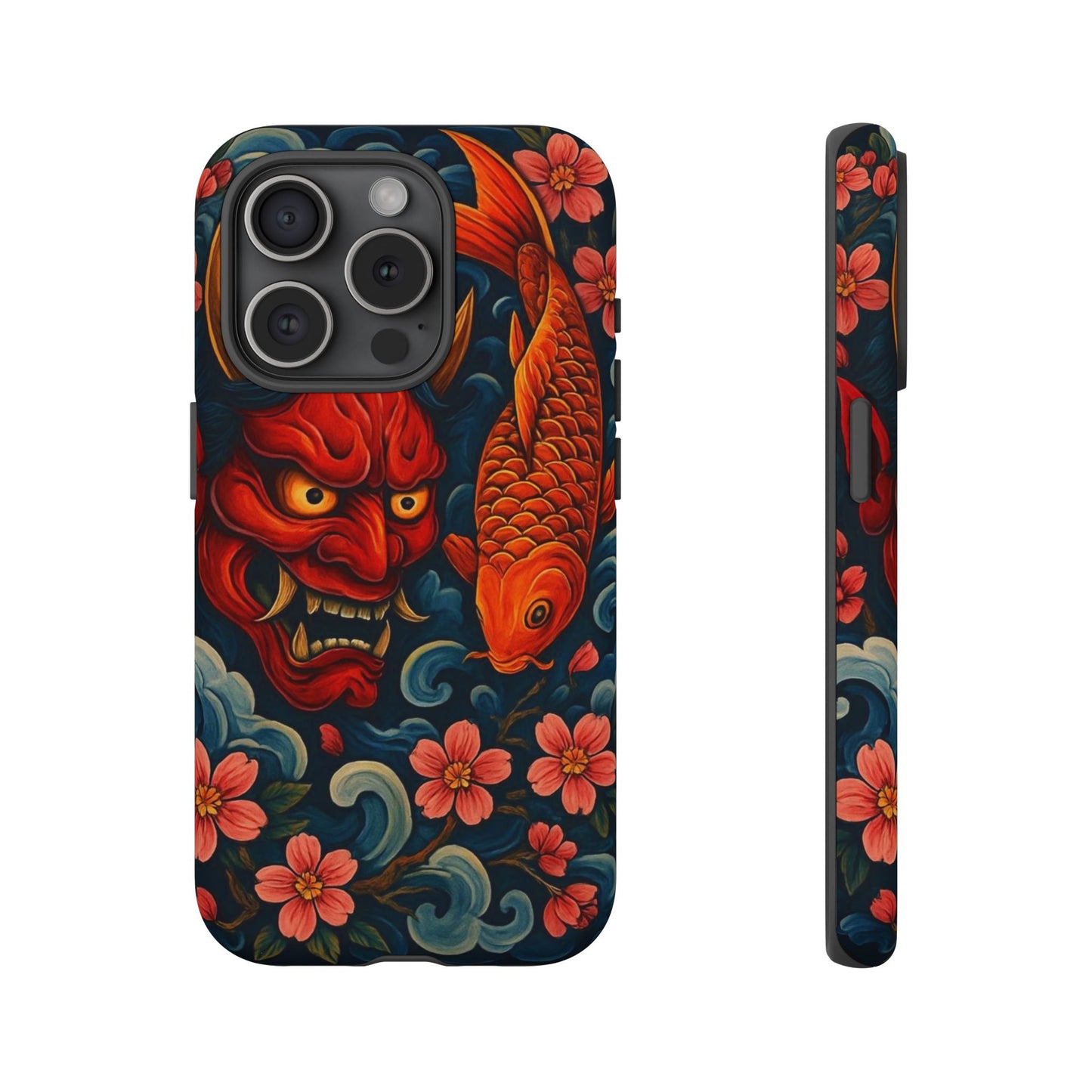 Koi & Oni Tough Phone Case — Protective Phone Cover - Eyrian