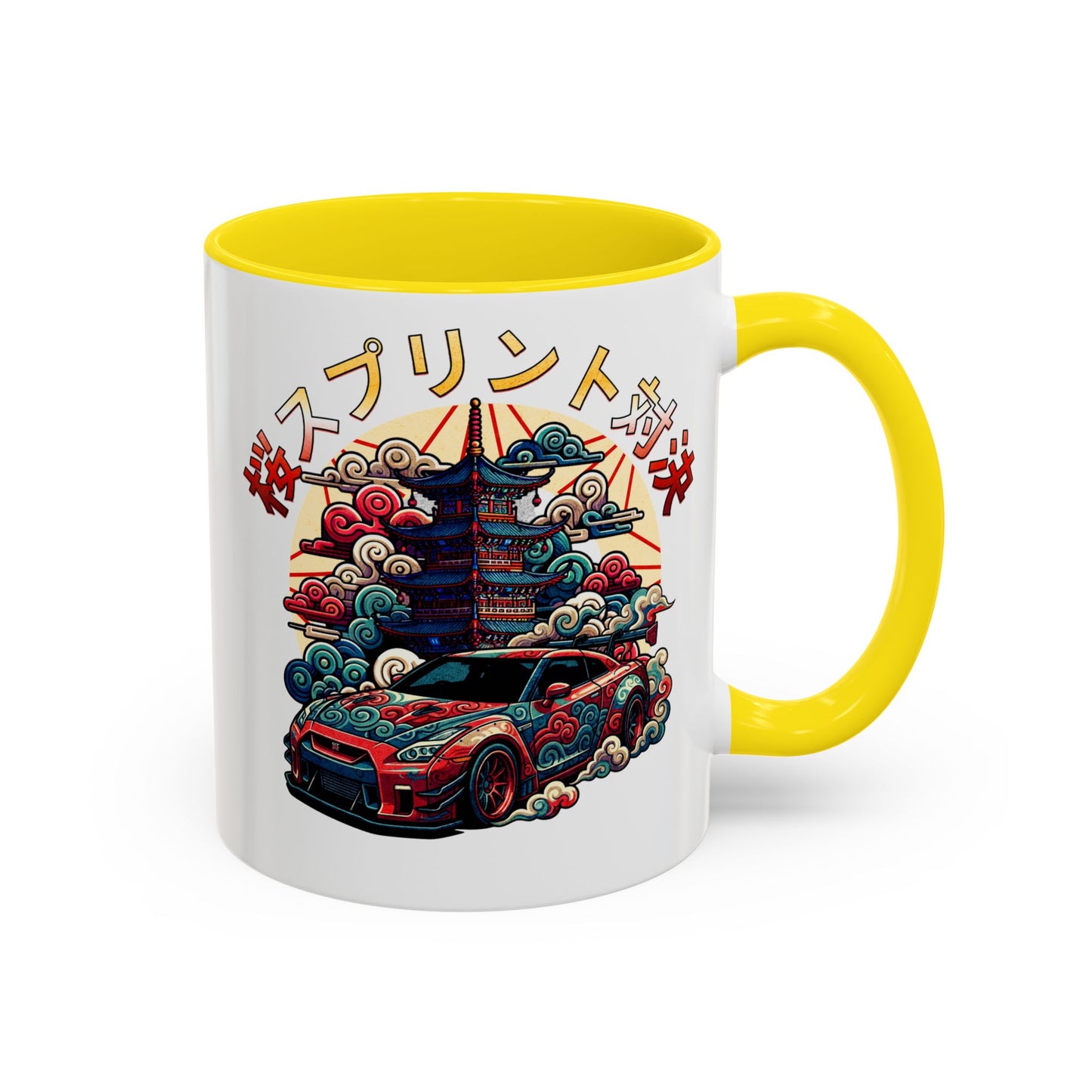 Japanese Drift Car Coffee Mug — JDM GTR Design (11/15oz)