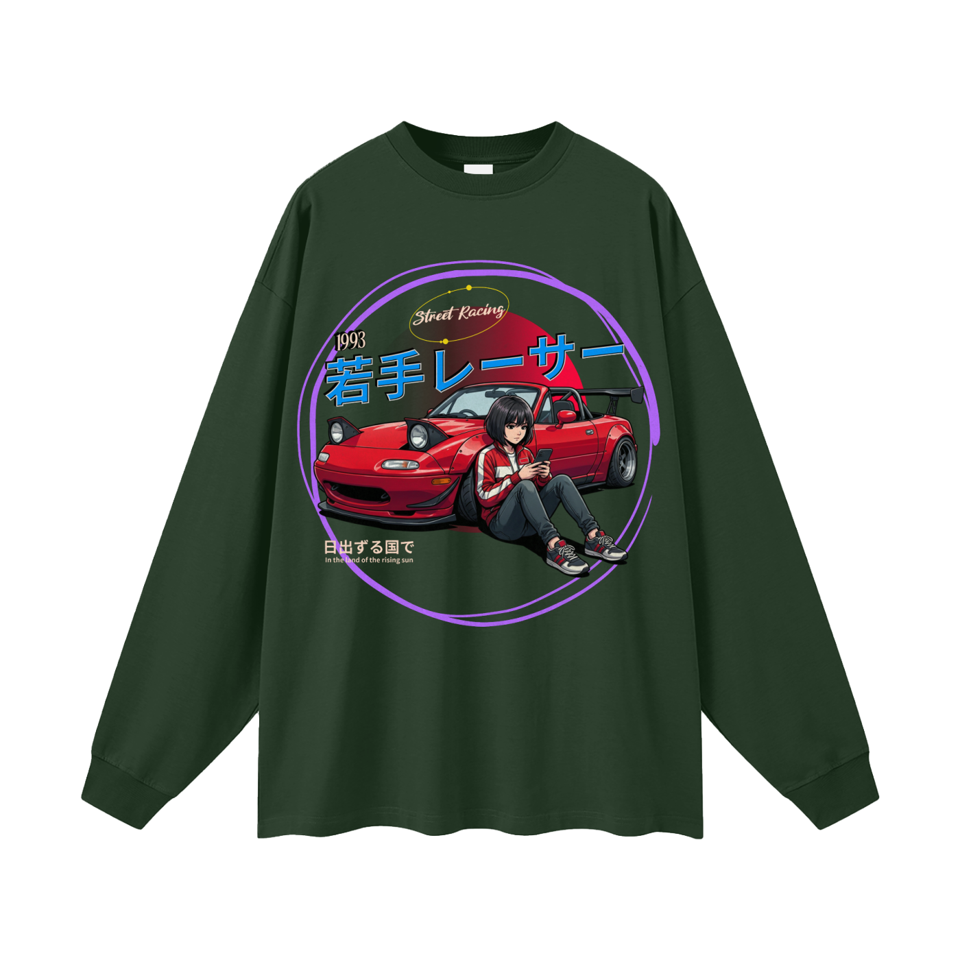 longsleeve,tobibrand,mazda,miata,jdm,japanese,anime,gift,unisex,cars