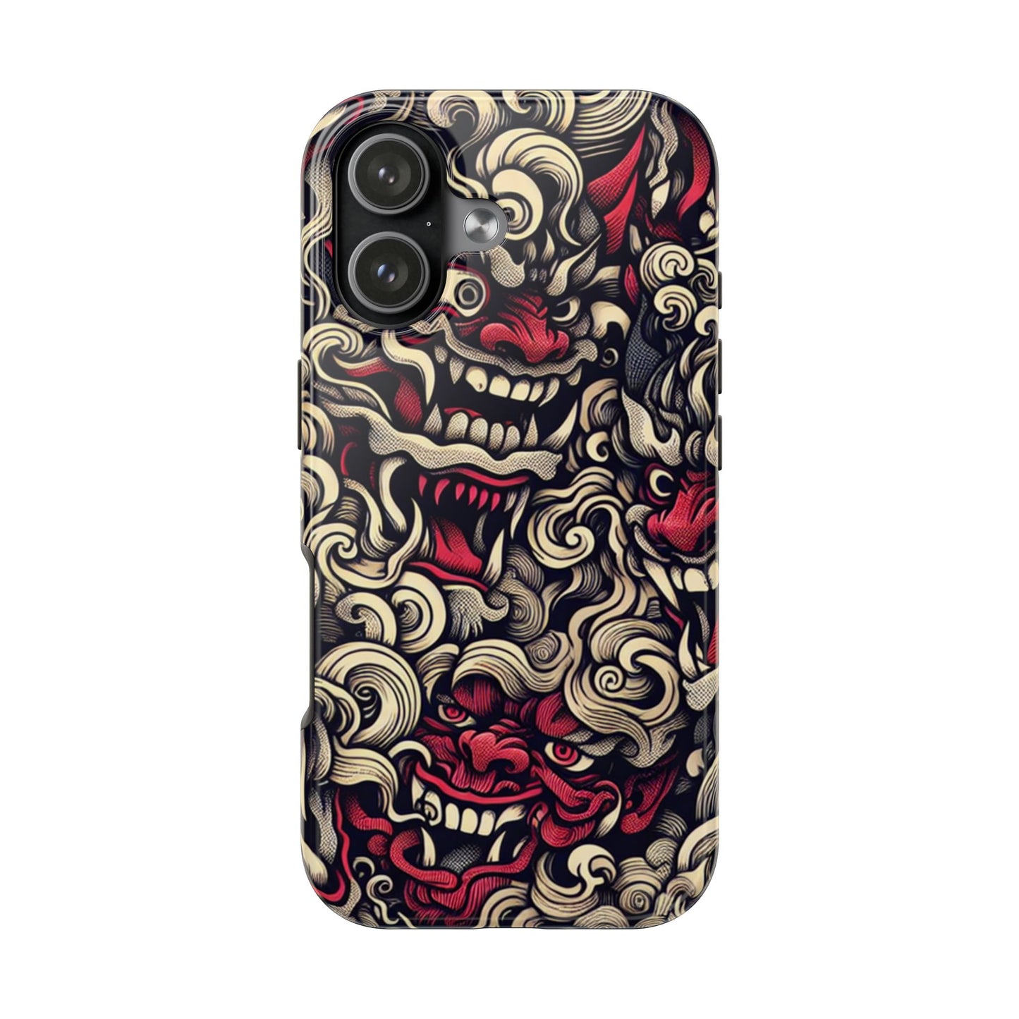 Oni Protective Phone Case — Japanese Folklore Demon Design - Eyrian