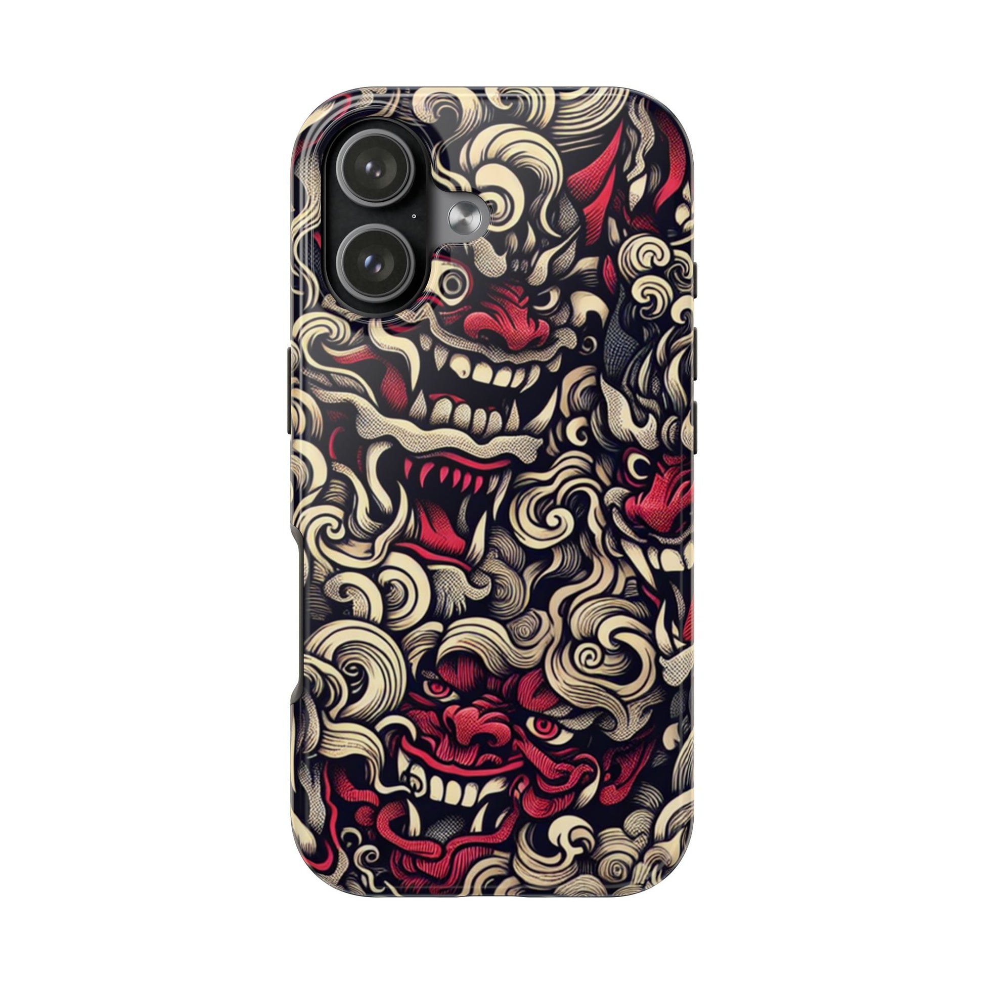Oni Protective Phone Case — Japanese Folklore Demon Design - Eyrian