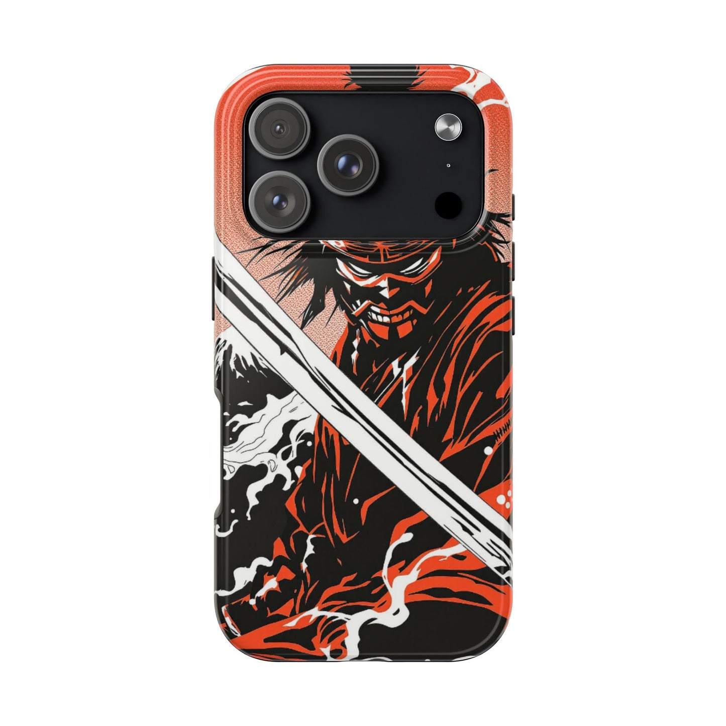 Ninja Warrior Tough Phone Case — Red & Black Blade Design - Eyrian
