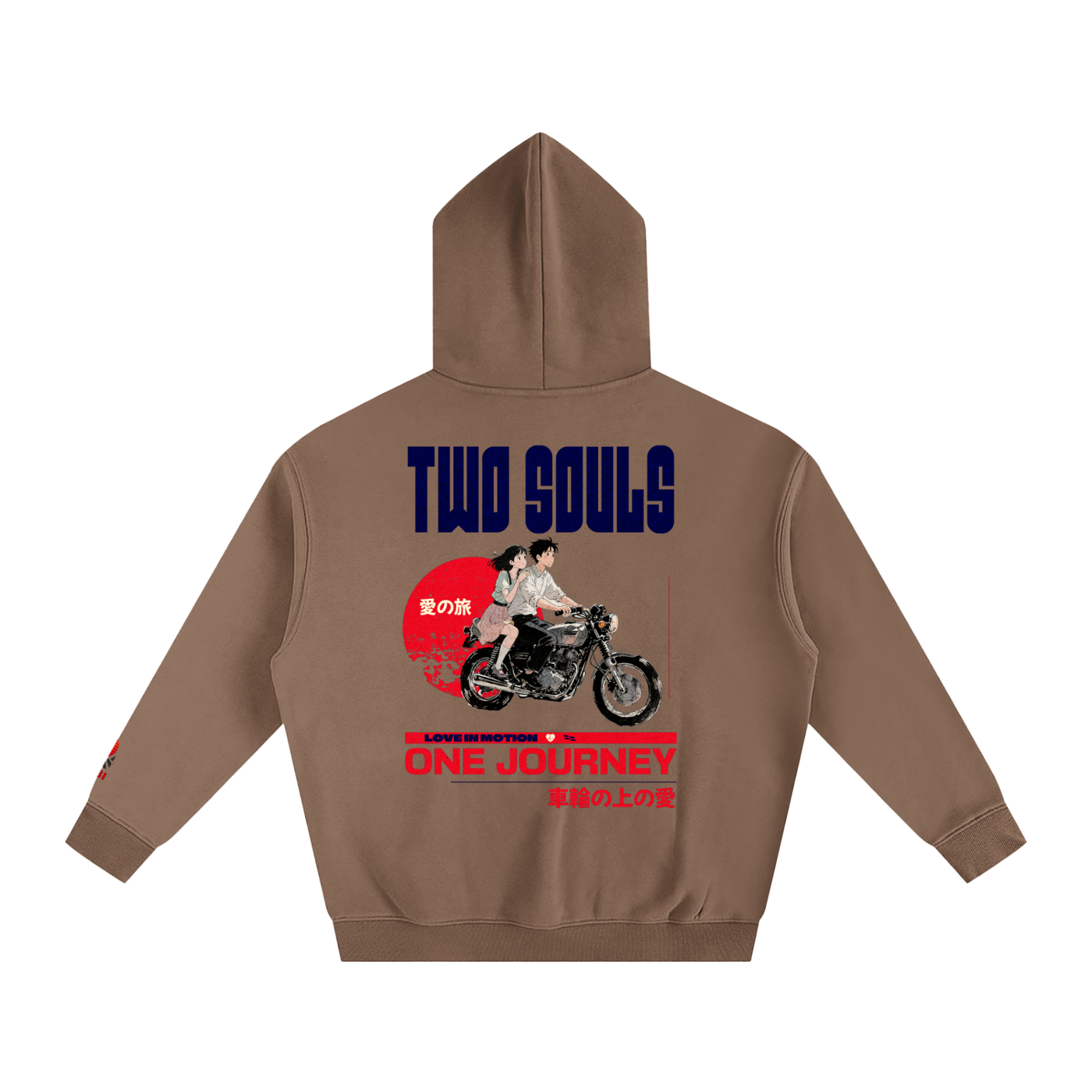 TobiBrand,Japanese,Anime,Motorcyle,couple hoodie,Two Souls,Gift for her,Gift for him