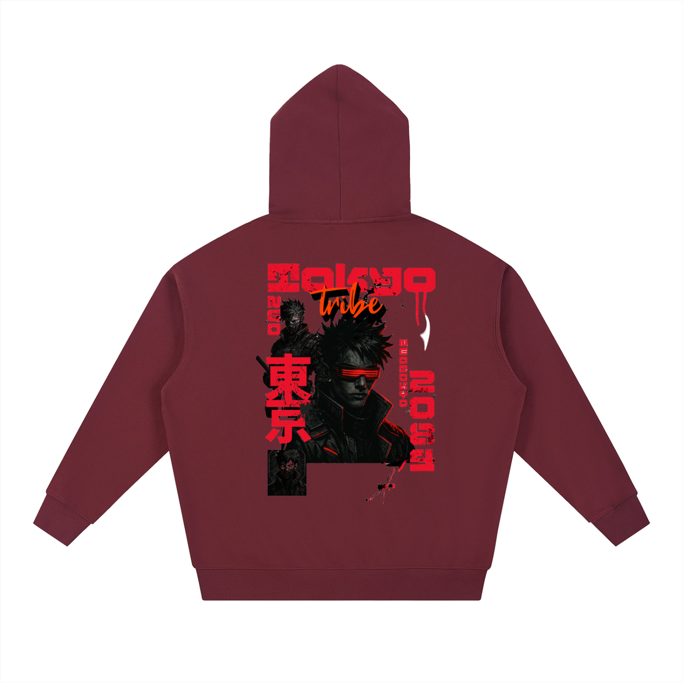 Hoodie,Japanese,neo Japan,Cyberpunk,Anime,Tobi,Clothing