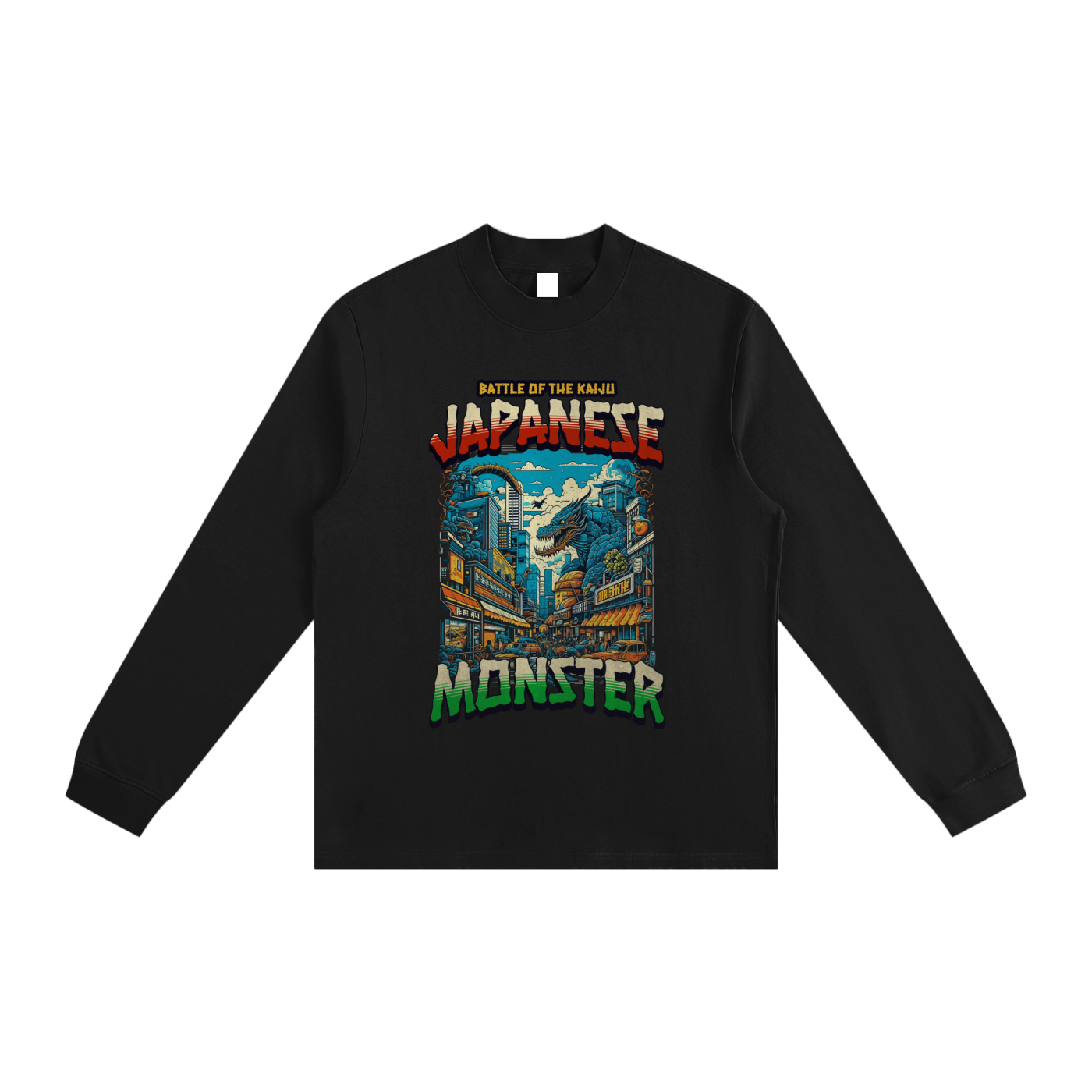 kaiju,monster,japanese culture,japan,tobi,tobi brand,sweatshirt