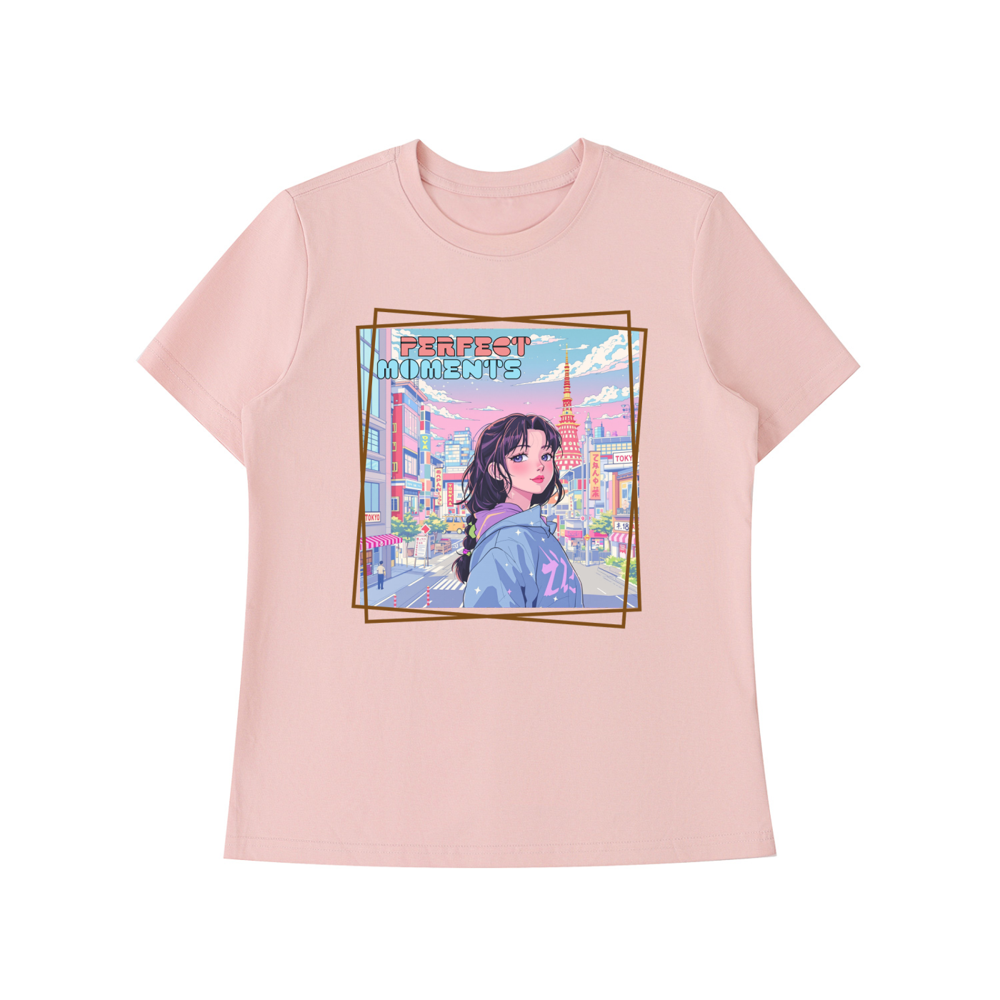 Gift For Her,Anime,Happy ,perfect moments,TobiBrand,girl/women Shirt,tokyo,japan