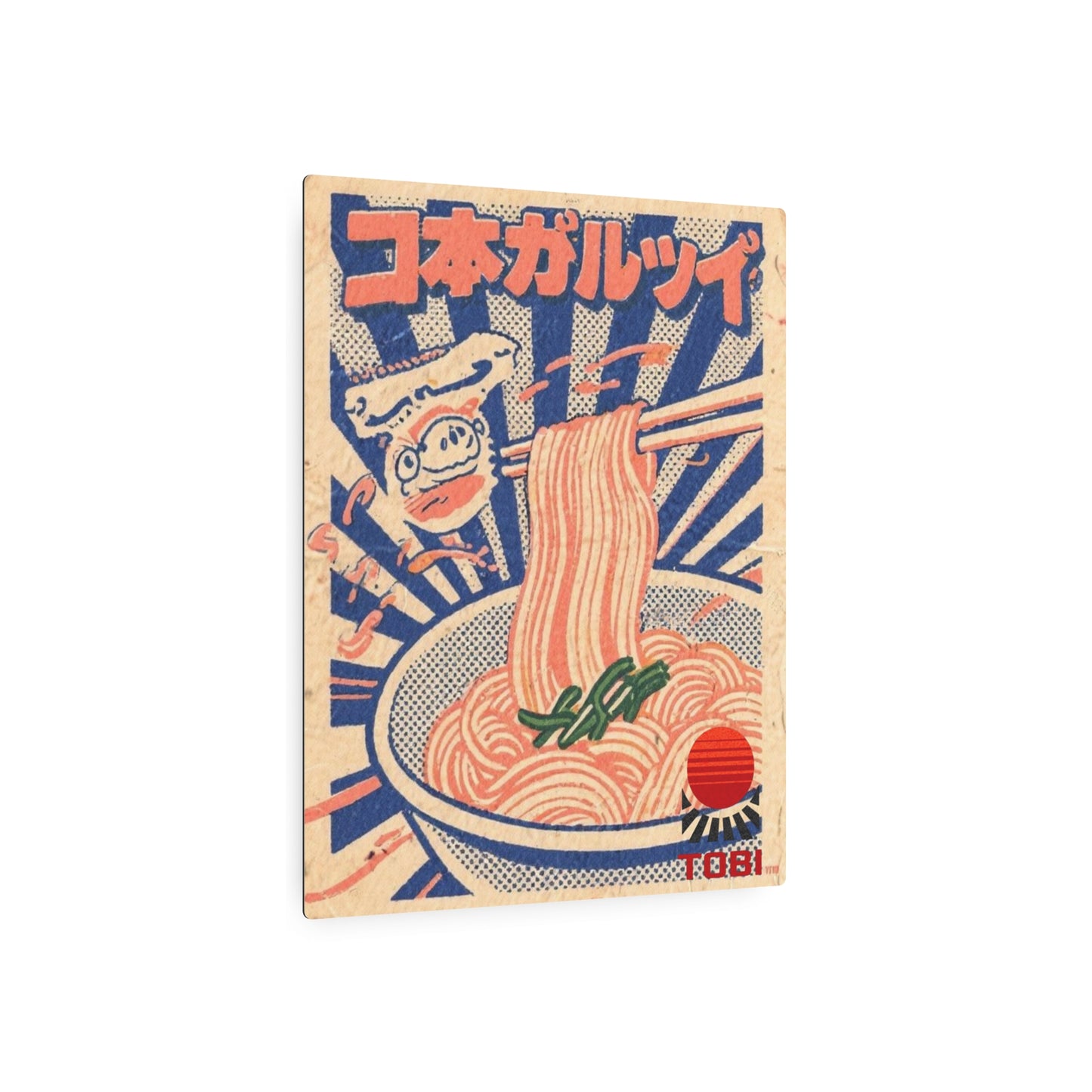 Metal Art Sign — Retro Ramen Japanese Poster Wall Décor - Eyrian
