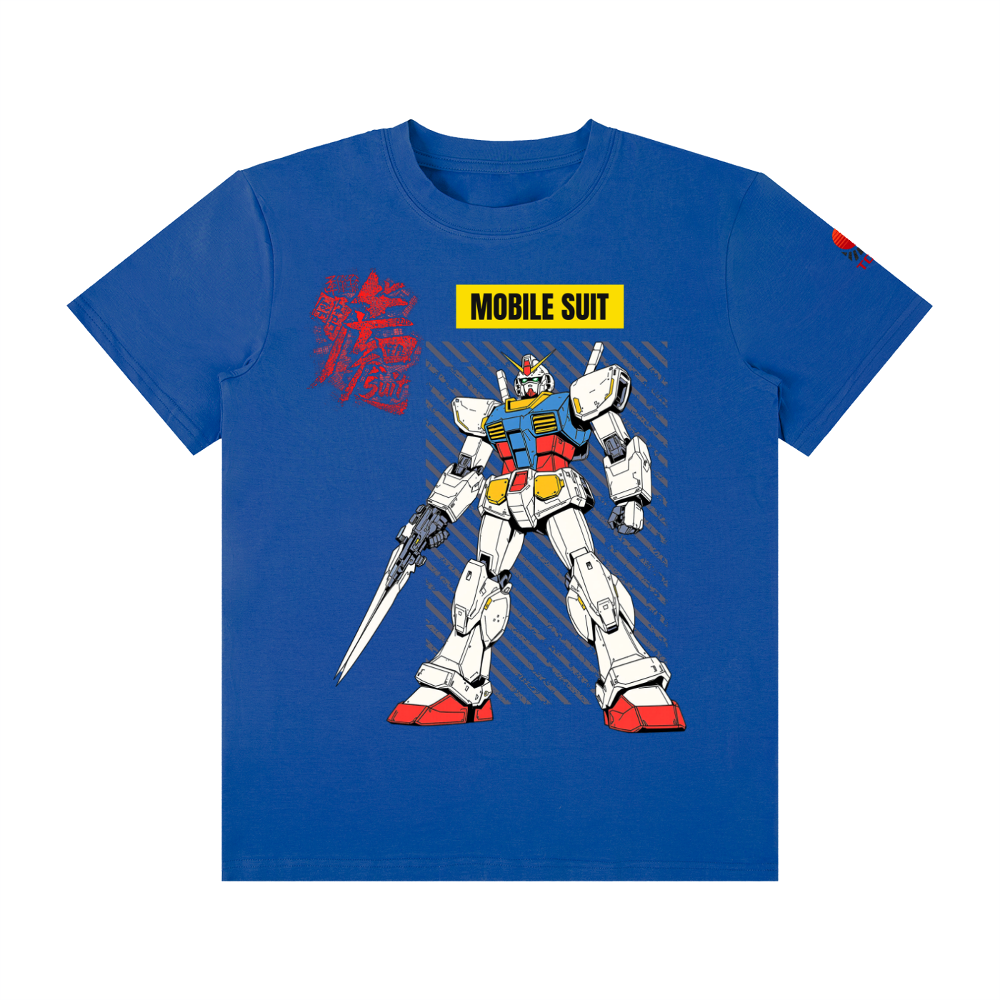 Mobile Suit - Unisex Classic Crew Neck Cotton T-Shirt - TobiBrand