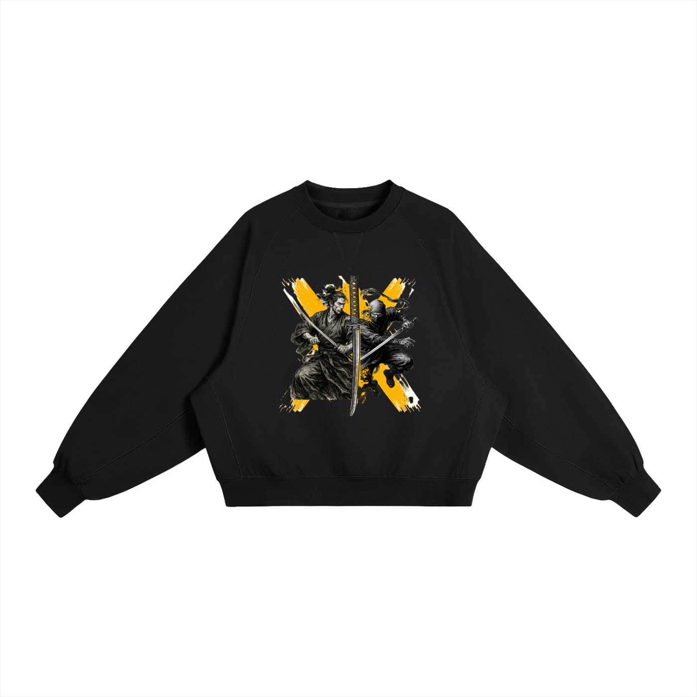 Sweater,Ninja,Samurai,Ninja vs Samurai,Graphic Design,Japanese,TobiBrand,Japanese Culture,Gift For Him,Gift For Her