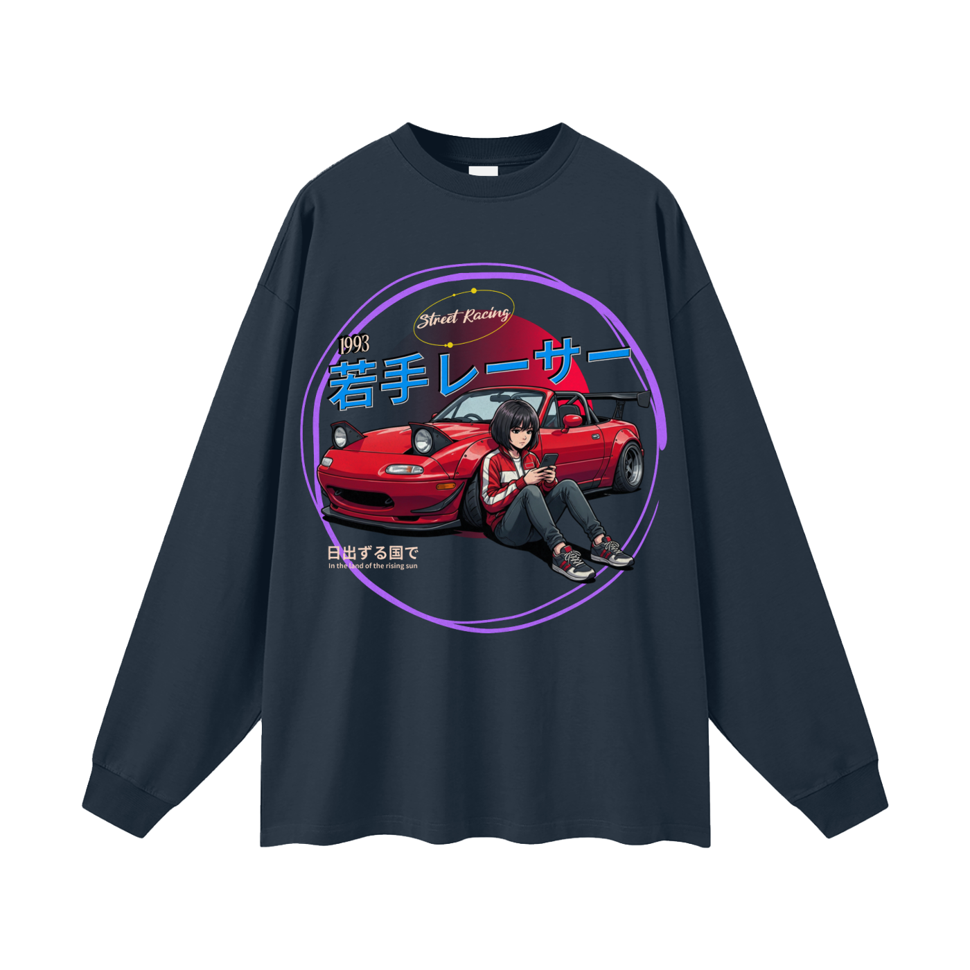 longsleeve,tobibrand,mazda,miata,jdm,japanese,anime,gift,unisex,cars