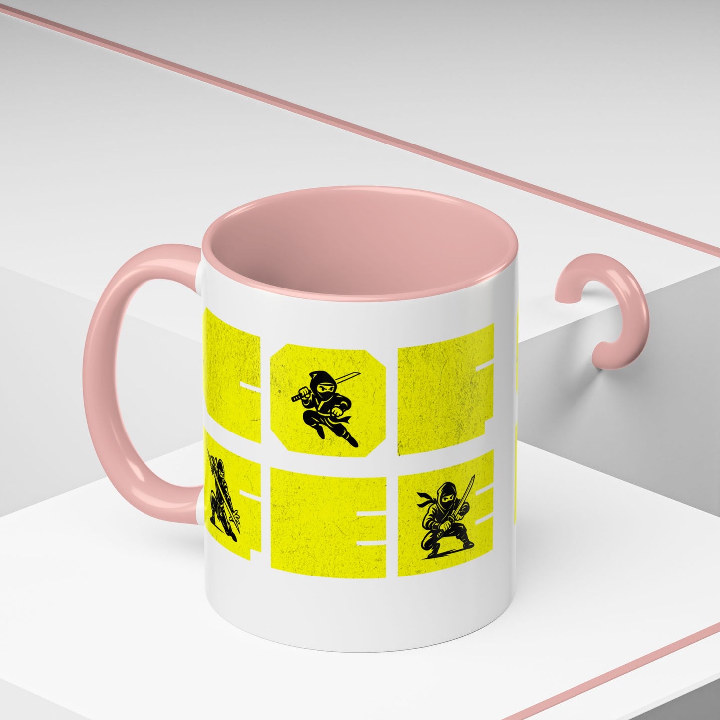Coffee Mug - Ninja Action 11 & 15oz Cups for Fans - Eyrian