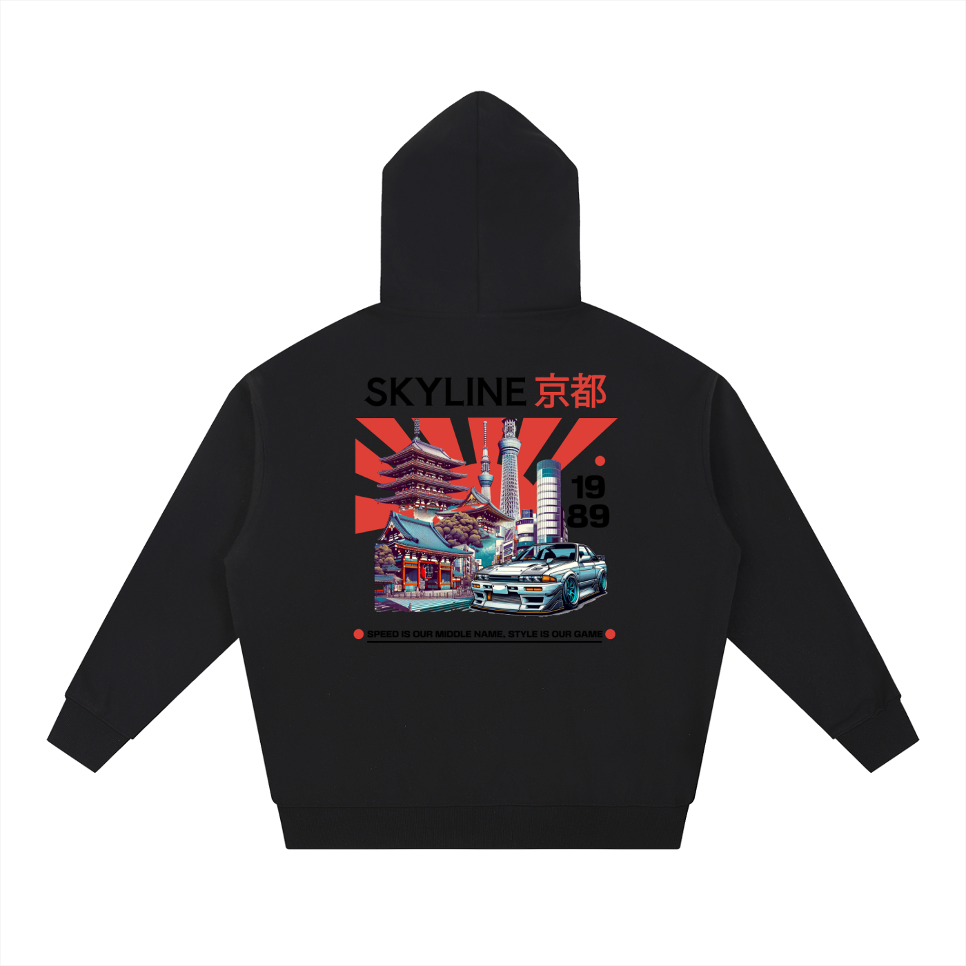TobiBrand,Japanese,JDM,Skyline R32,Hoodie,Car Culture,Gift for him,Gift for her,GTR