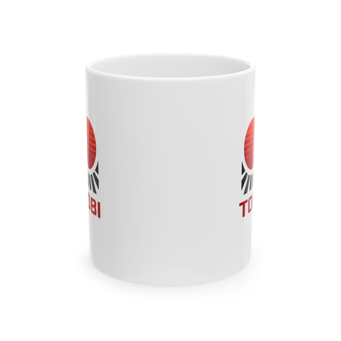 Ceramic Mug - TobiBrand Sunrise Logo Coffee Cup (11oz & 15oz) - TobiBrand