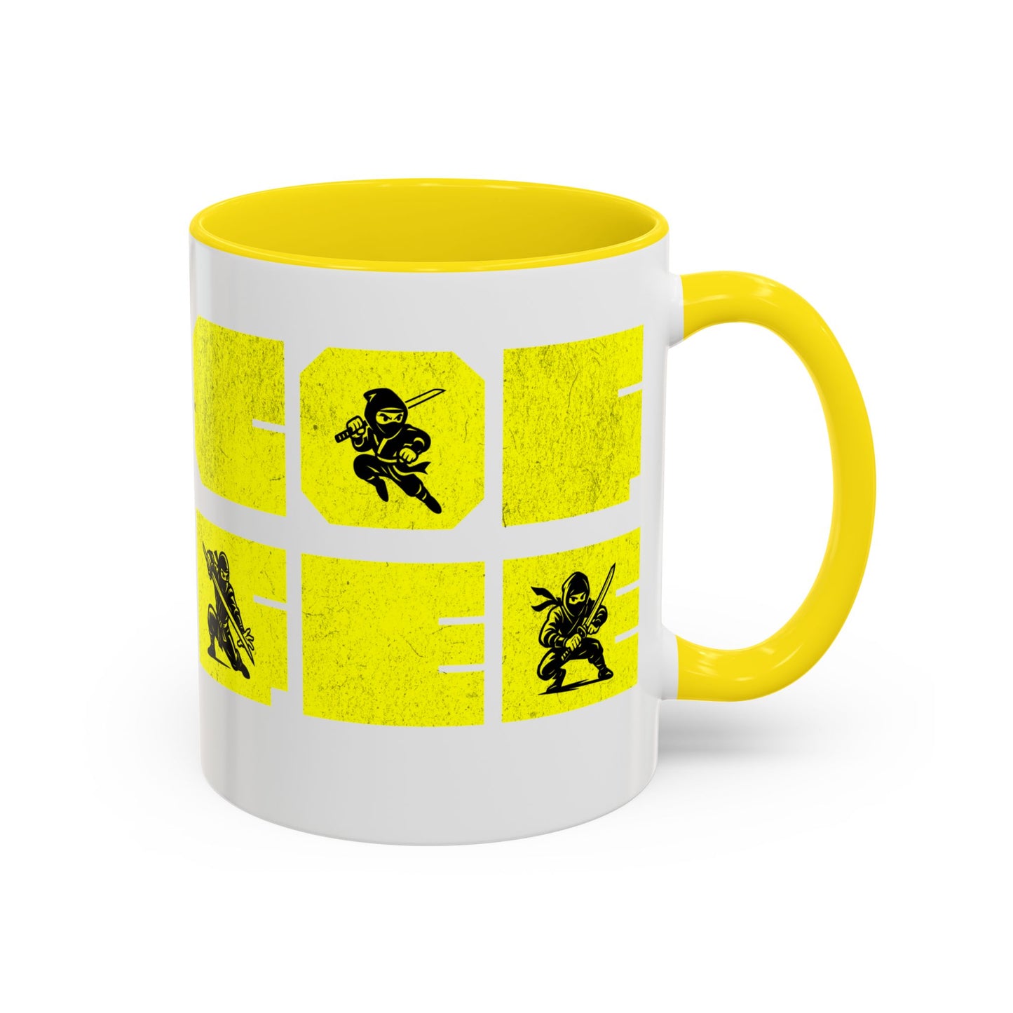 Coffee Mug - Ninja Action 11 & 15oz Cups for Fans - Eyrian