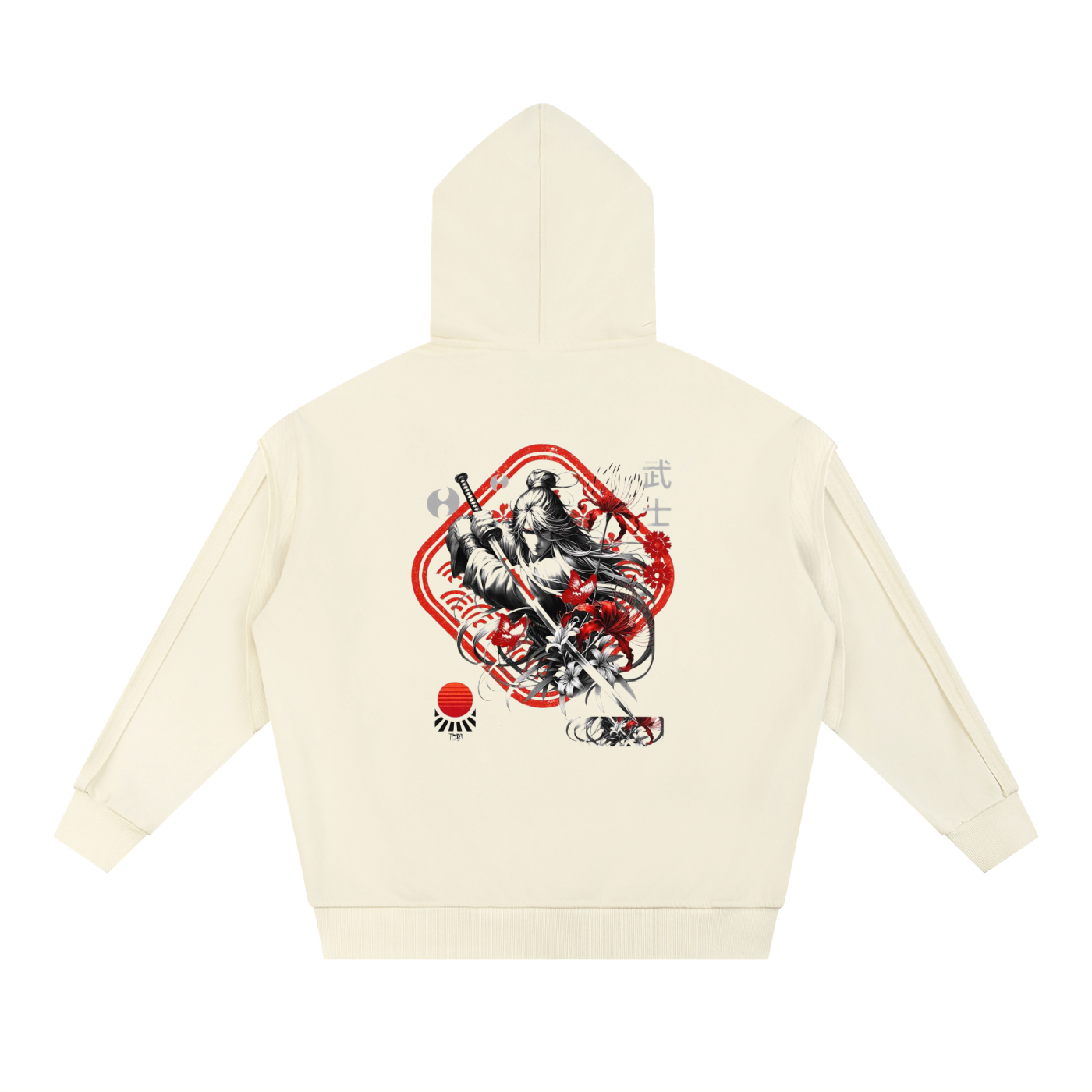 Hoodie,Samurai,Japan,Japanese,Japan Culture,Clothing,Unisex,Cotton,Polyster