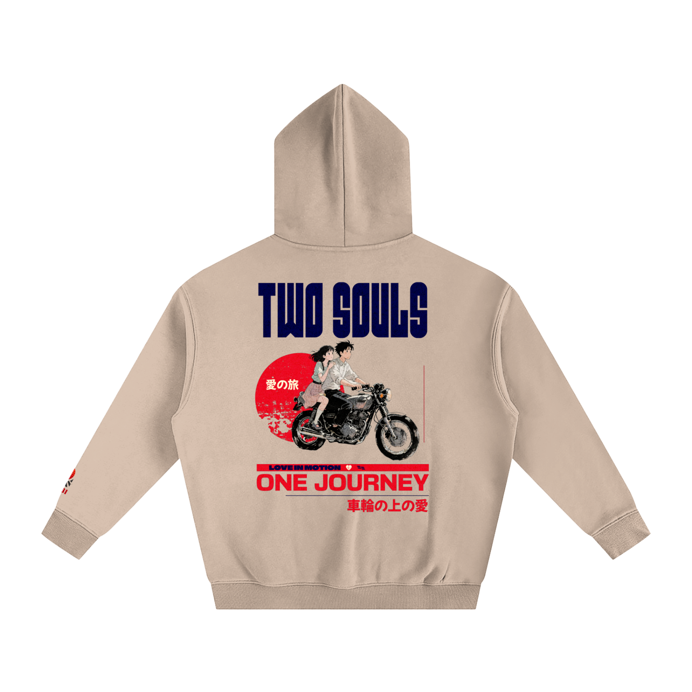 TobiBrand,Japanese,Anime,Motorcyle,couple hoodie,Two Souls,Gift for her,Gift for him