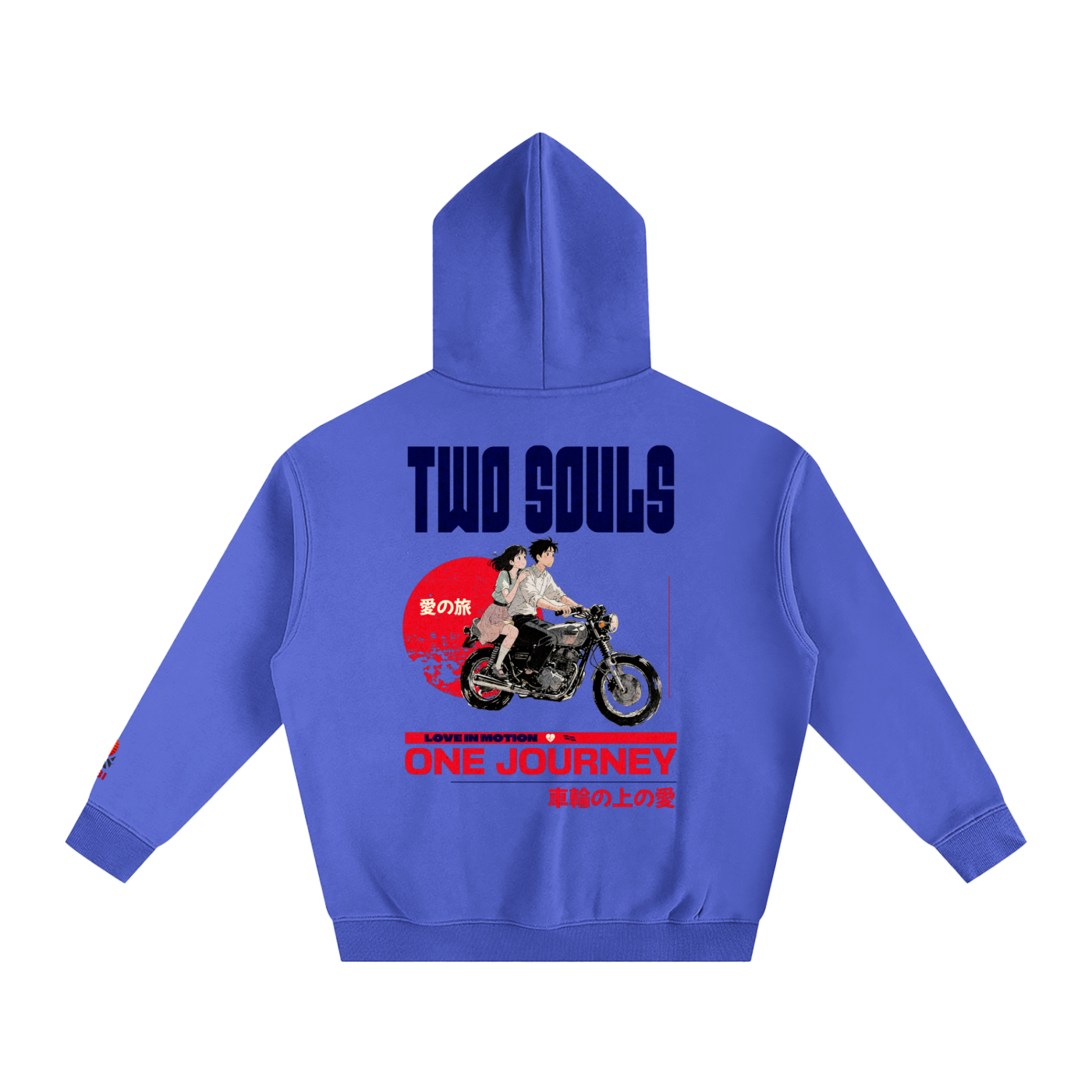 TobiBrand,Japanese,Anime,Motorcyle,couple hoodie,Two Souls,Gift for her,Gift for him