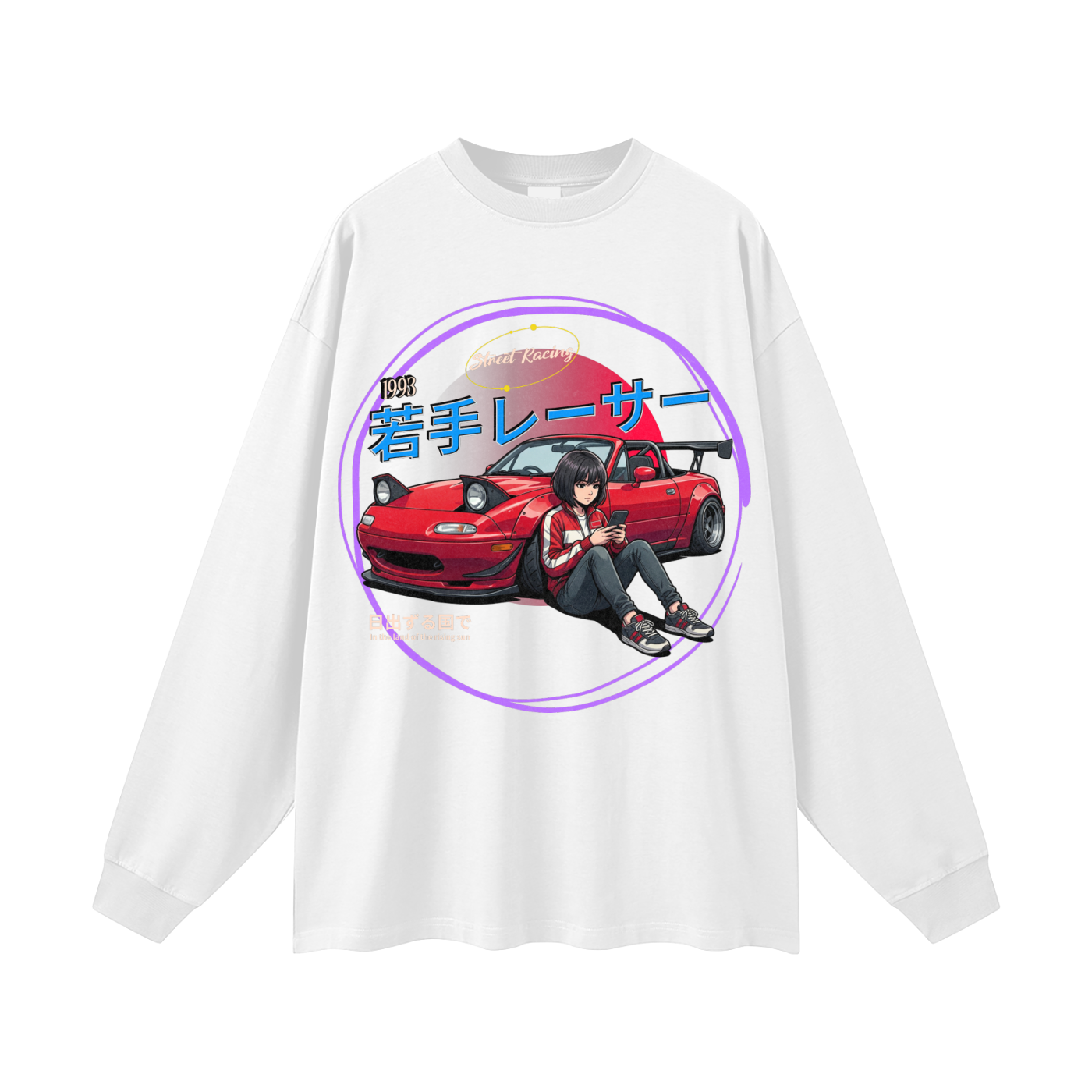longsleeve,tobibrand,mazda,miata,jdm,japanese,anime,gift,unisex,cars