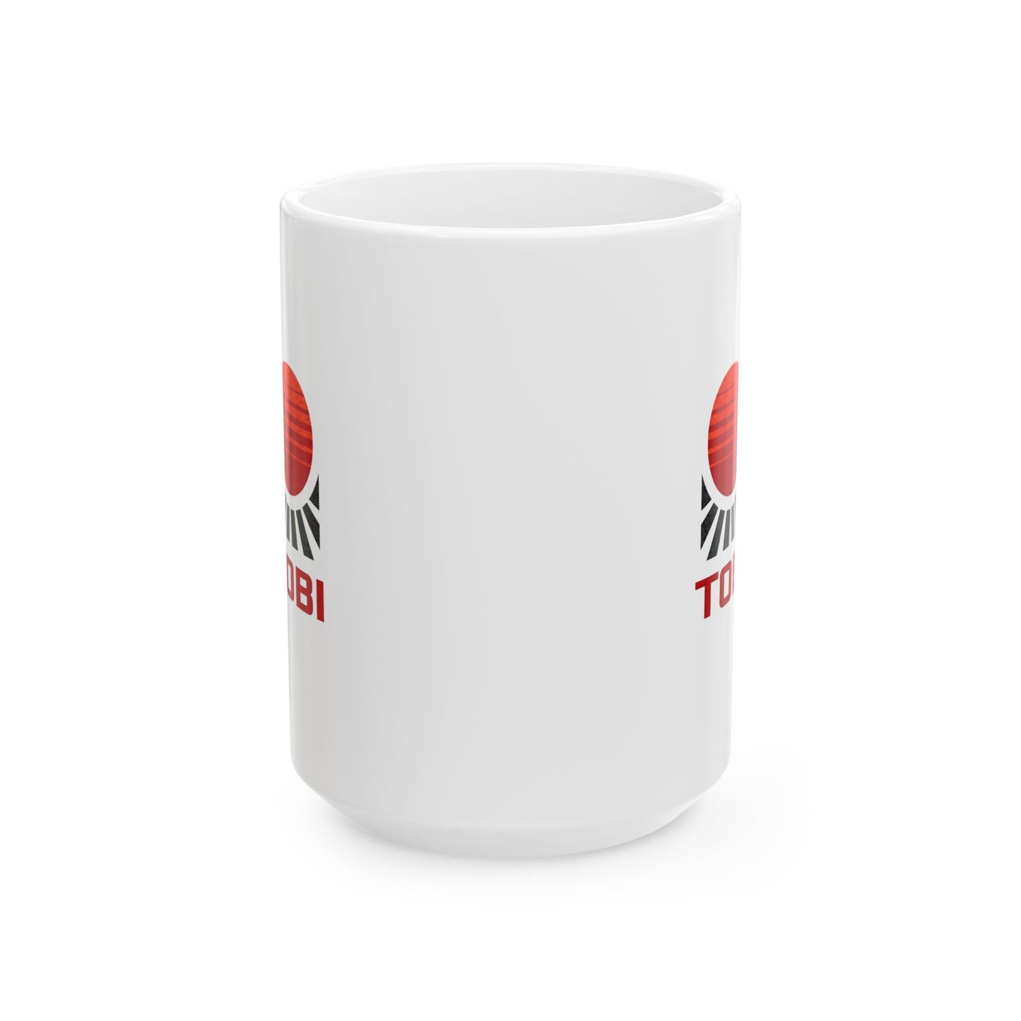 Ceramic Mug - TobiBrand Sunrise Logo Coffee Cup (11oz & 15oz) - TobiBrand