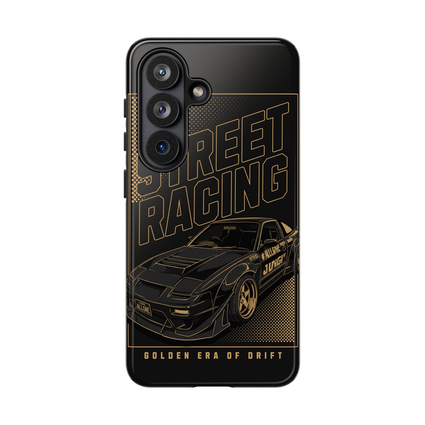 Street Racing Phone Case — Golden Era of Drift Car Protective Cover