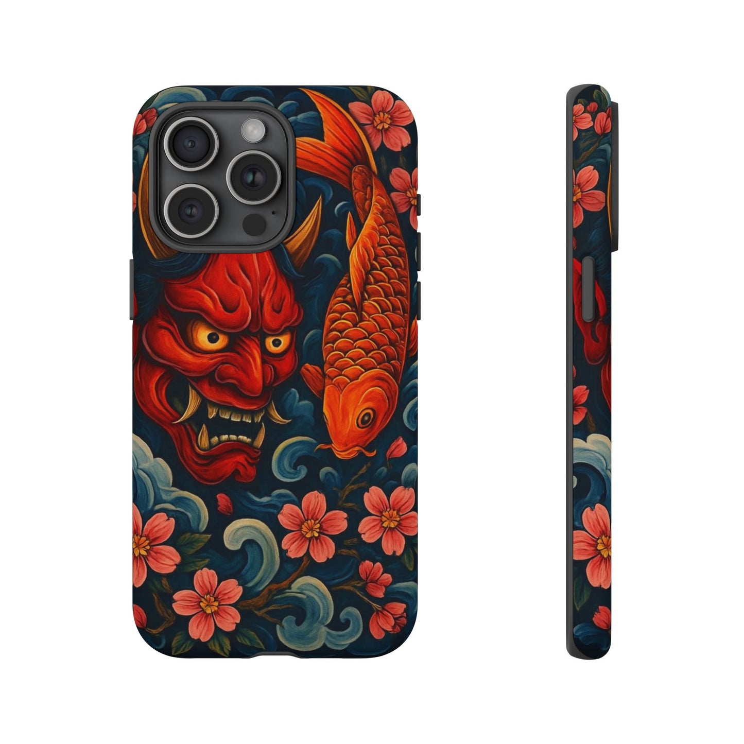 Koi & Oni Tough Phone Case — Protective Phone Cover - Eyrian