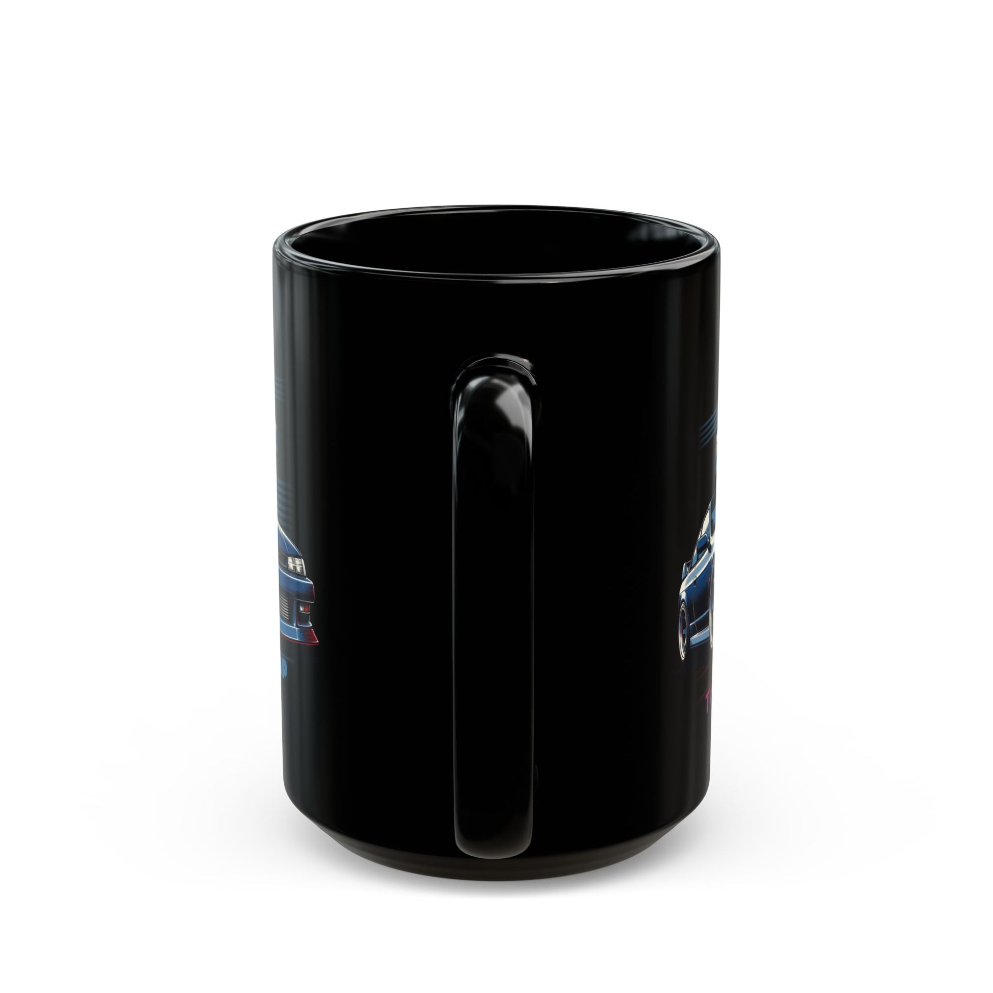 Racing Car Mug - "First Caffeinate Then We Drift" Black Coffee Cup