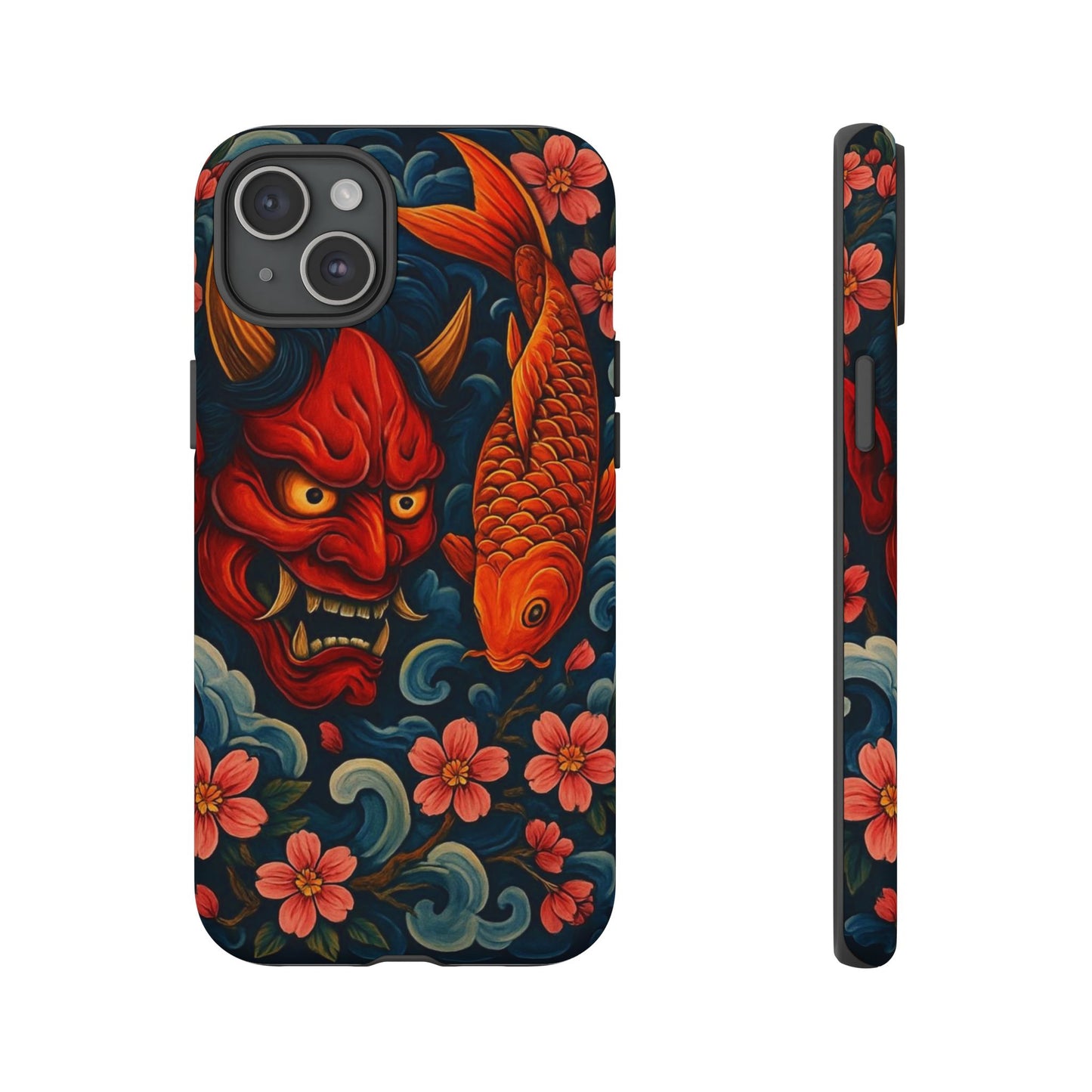 Koi & Oni Tough Phone Case — Protective Phone Cover - Eyrian