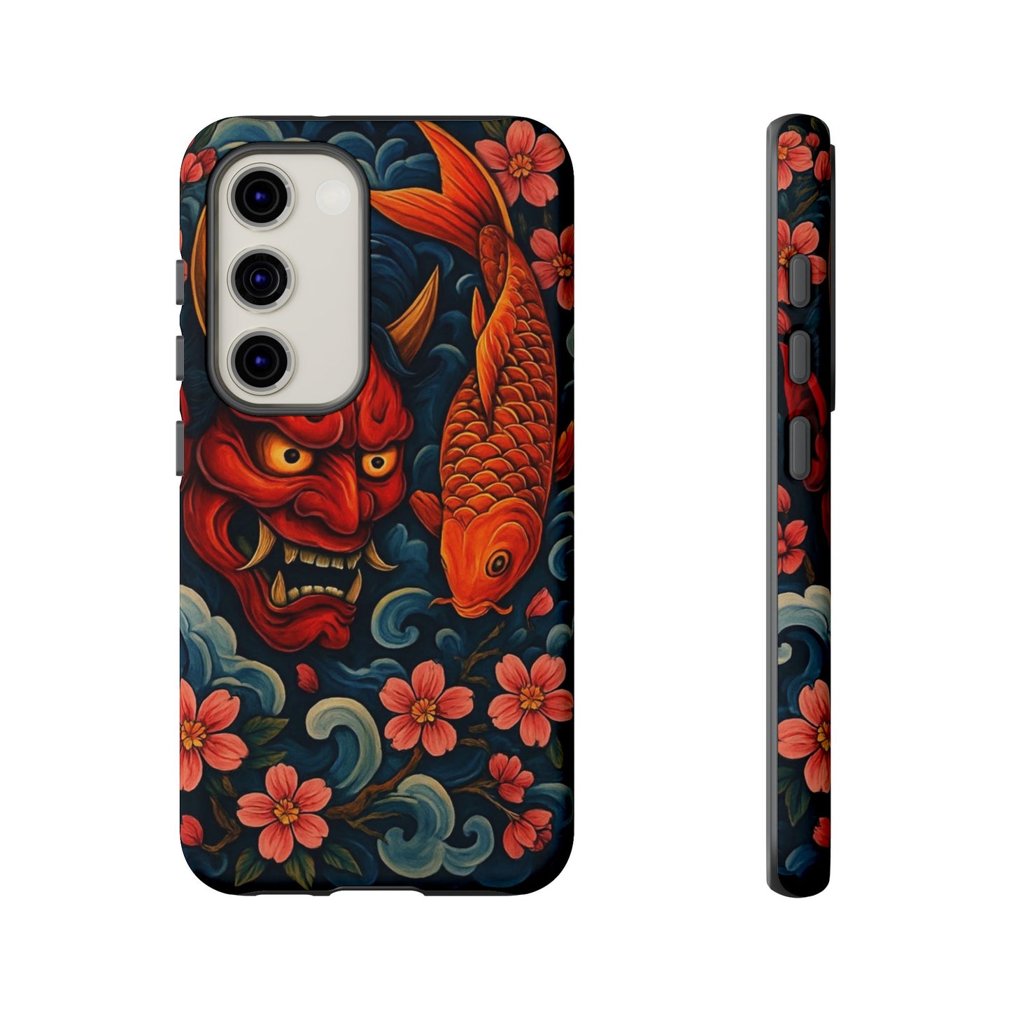 Koi & Oni Tough Phone Case — Protective Phone Cover - Eyrian