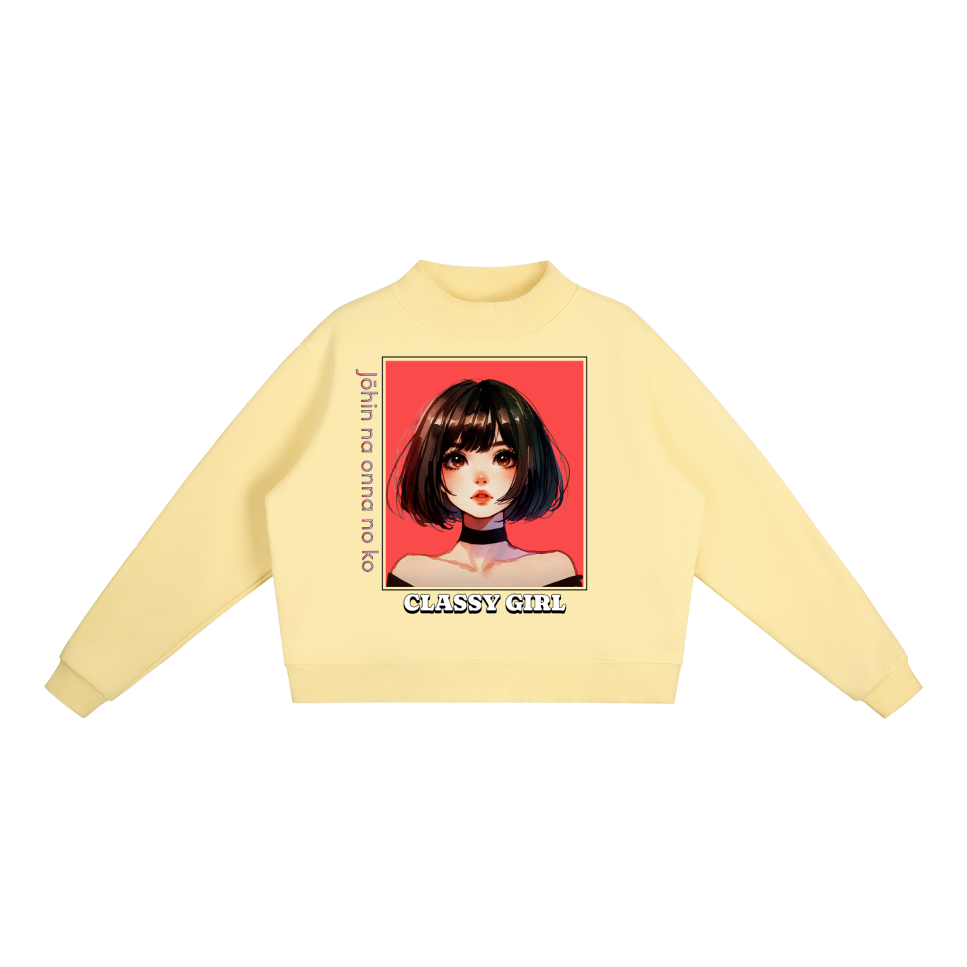 TobiBrand,Sweater,Sweatshirt,Anime,Classy Girl,jōhin na josei,Japan lover,Japanese,gift for her