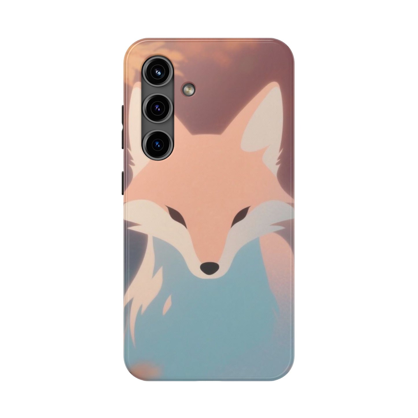 Fox Spirit Tough Phone Case — Cute Pastel Fox Protective Phone Cover - Eyrian