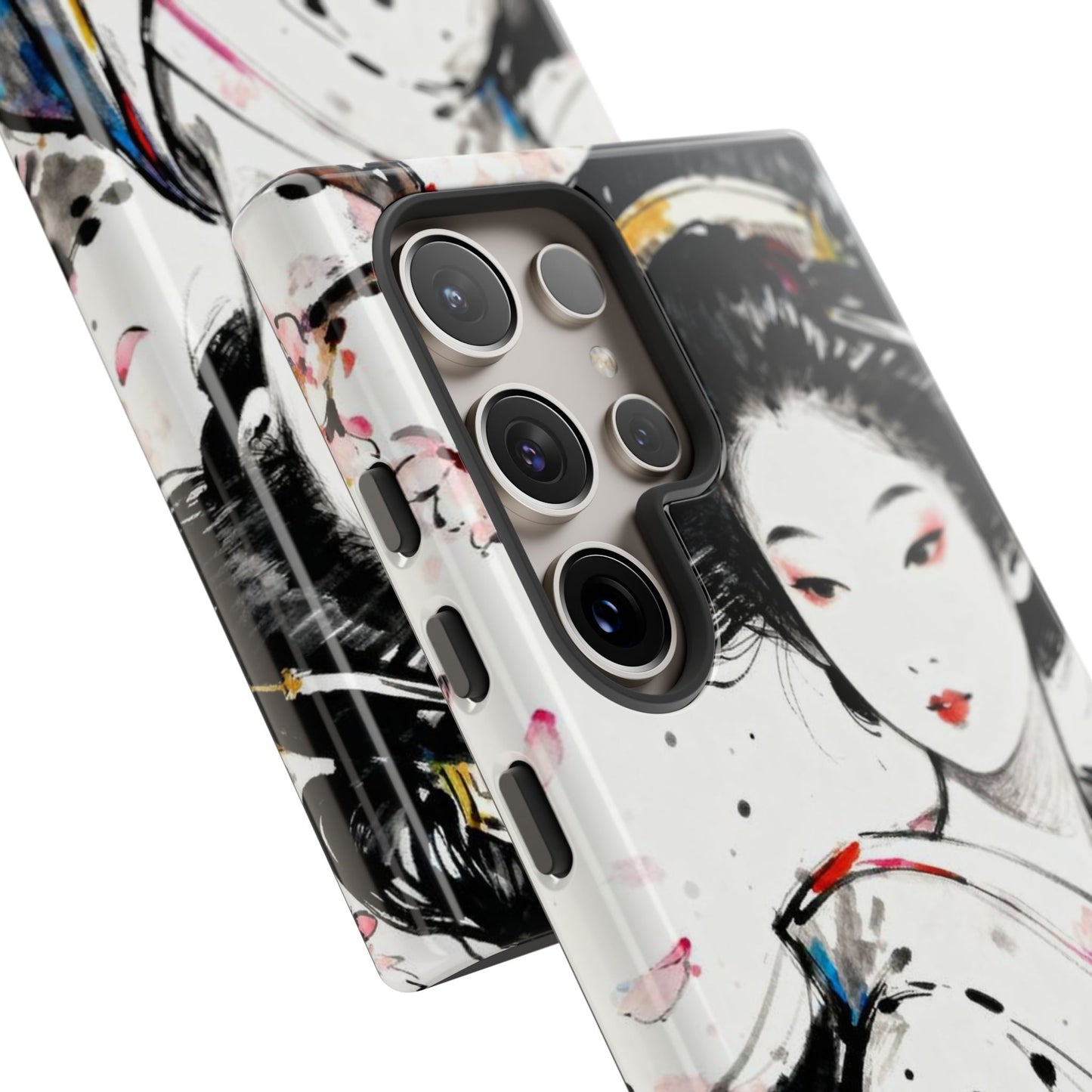 Geisha Ink Art Phone Case — Protective Tough Cases - Eyrian