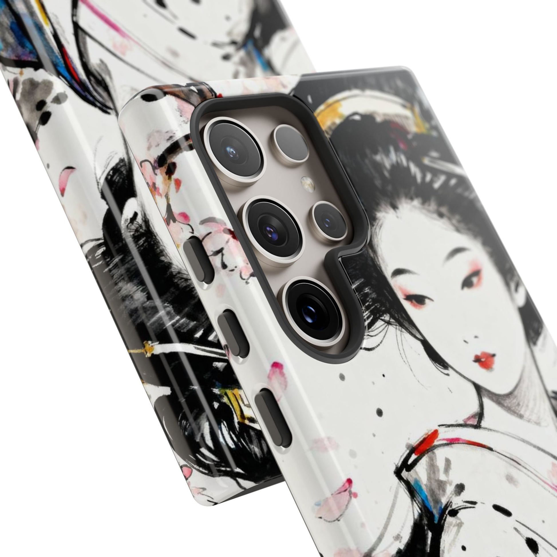 Geisha Ink Art Phone Case — Protective Tough Cases - Eyrian