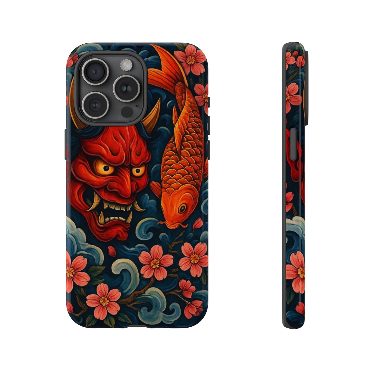 Koi & Oni Tough Phone Case — Protective Phone Cover - Eyrian