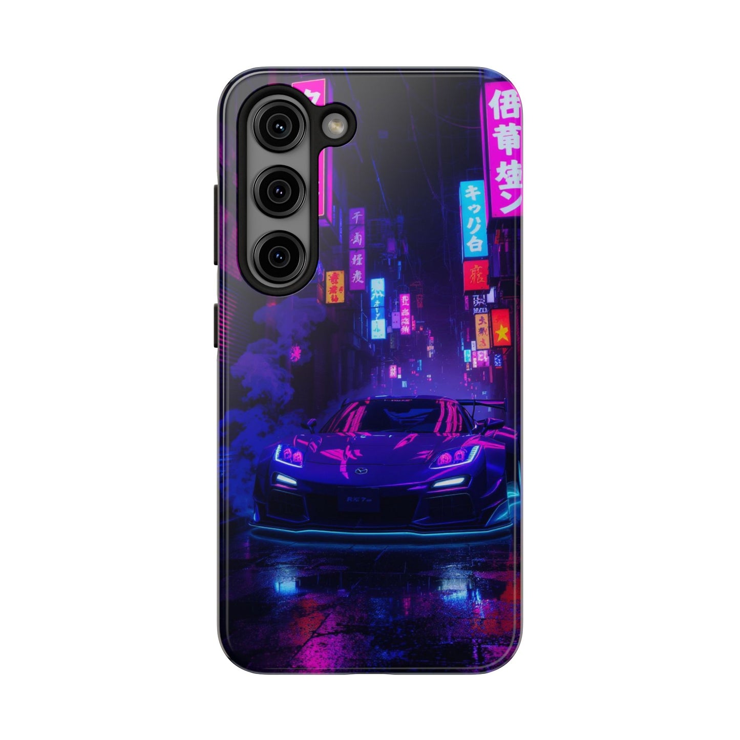 Cyberpunk Sports Car - Tough Phone Case - TobiBrand