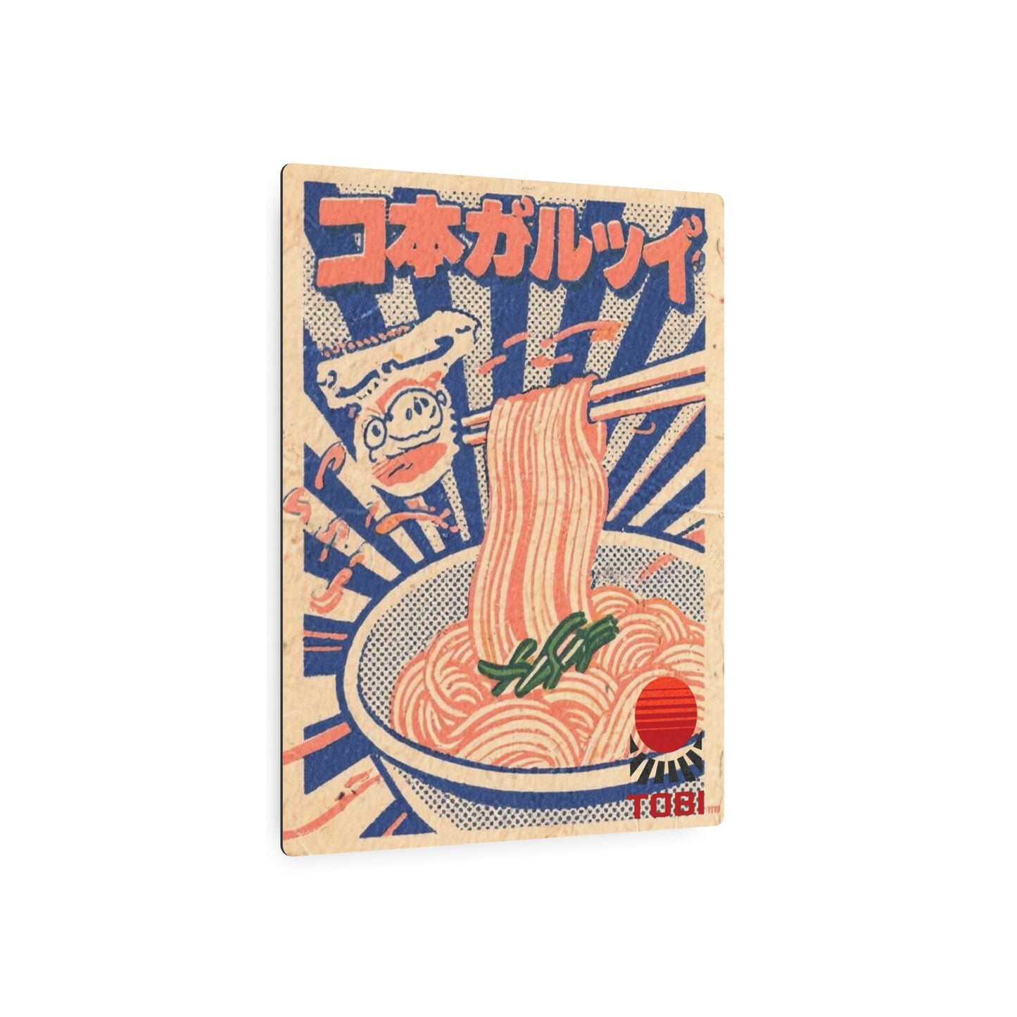 Metal Art Sign — Retro Ramen Japanese Poster Wall Décor - Eyrian