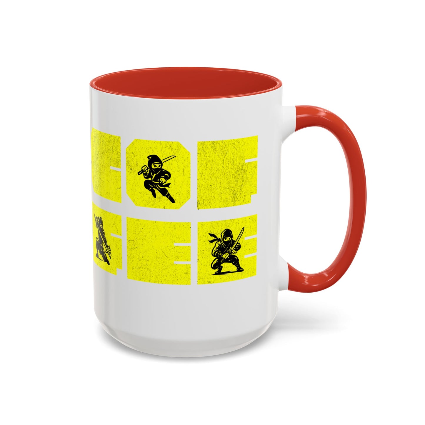 Coffee Mug - Ninja Action 11 & 15oz Cups for Fans - Eyrian