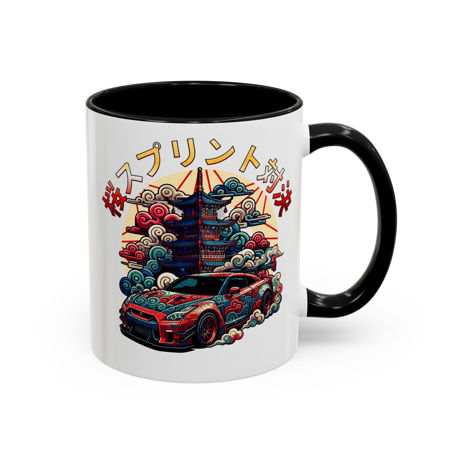 Japanese Drift Car Coffee Mug — JDM GTR Design (11/15oz)