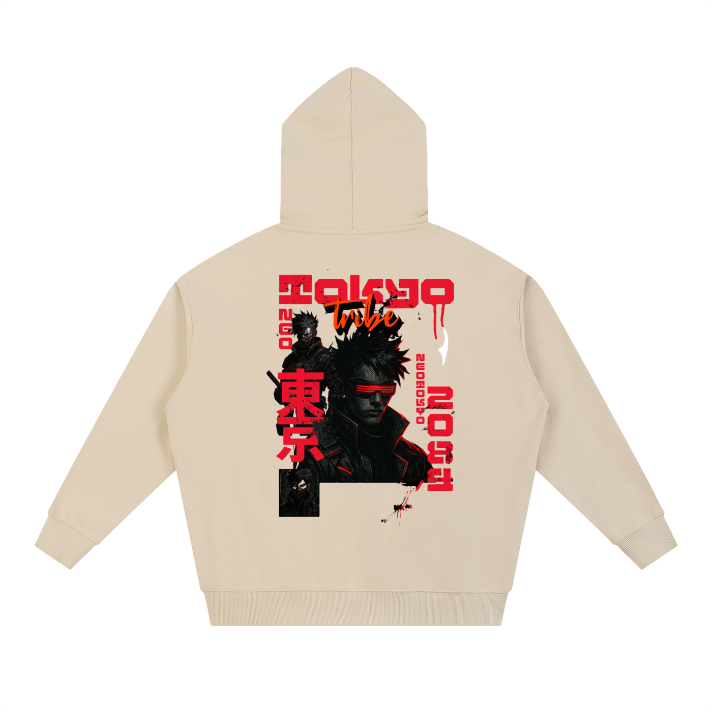 Hoodie,Japanese,neo Japan,Cyberpunk,Anime,Tobi,Clothing