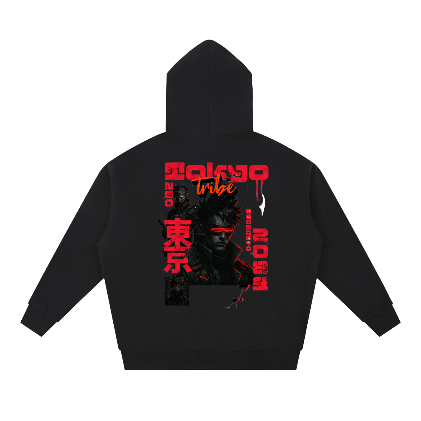 Hoodie,Japanese,neo Japan,Cyberpunk,Anime,Tobi,Clothing