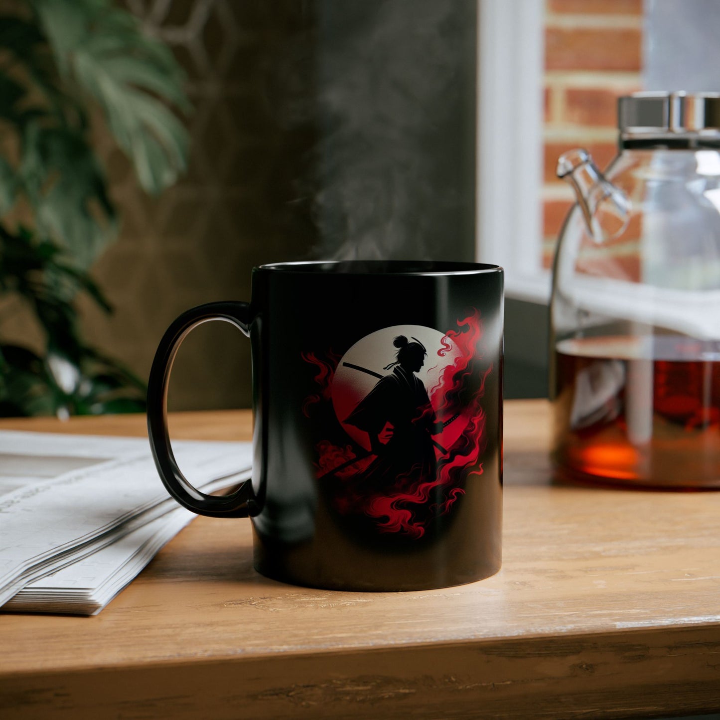 Samurai Black Mug - Eyrian
