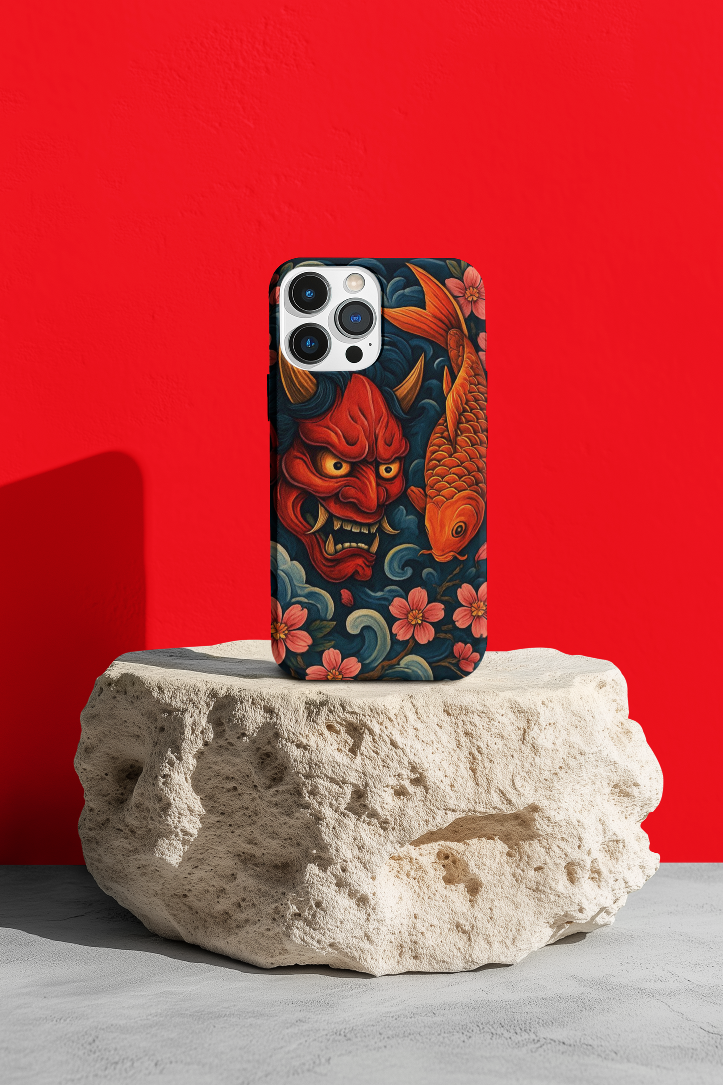 Koi & Oni Tough Phone Case — Protective Phone Cover - Eyrian