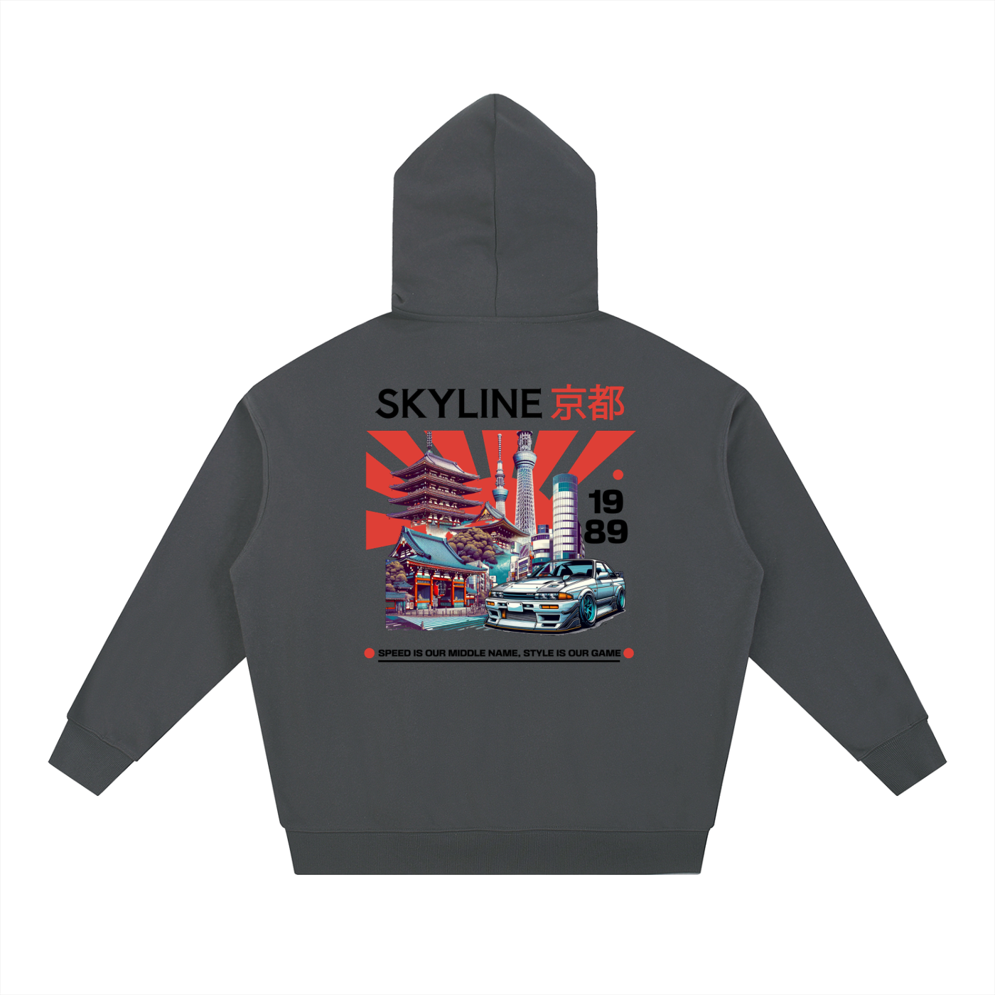 TobiBrand,Japanese,JDM,Skyline R32,Hoodie,Car Culture,Gift for him,Gift for her,GTR