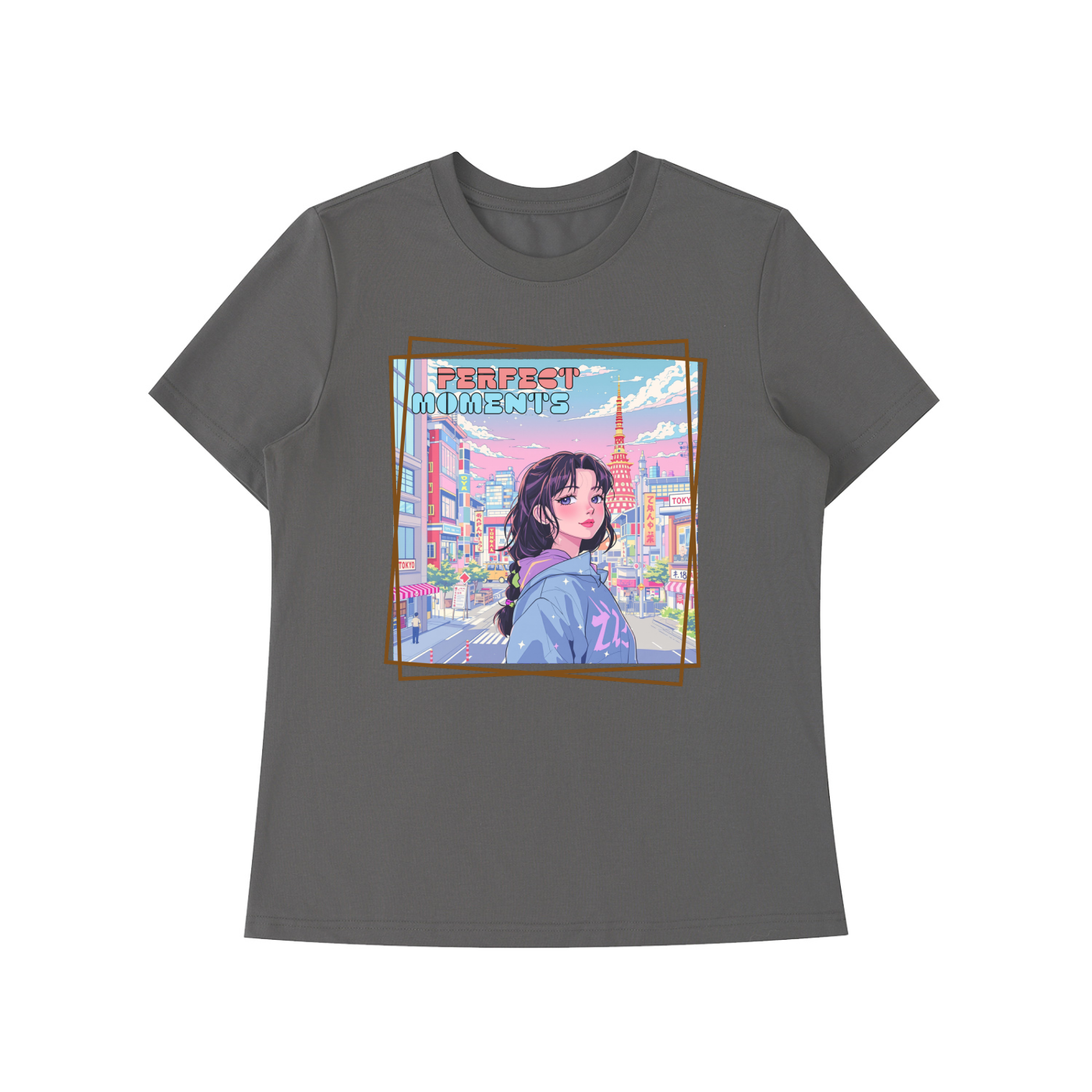 Gift For Her,Anime,Happy ,perfect moments,TobiBrand,girl/women Shirt,tokyo,japan