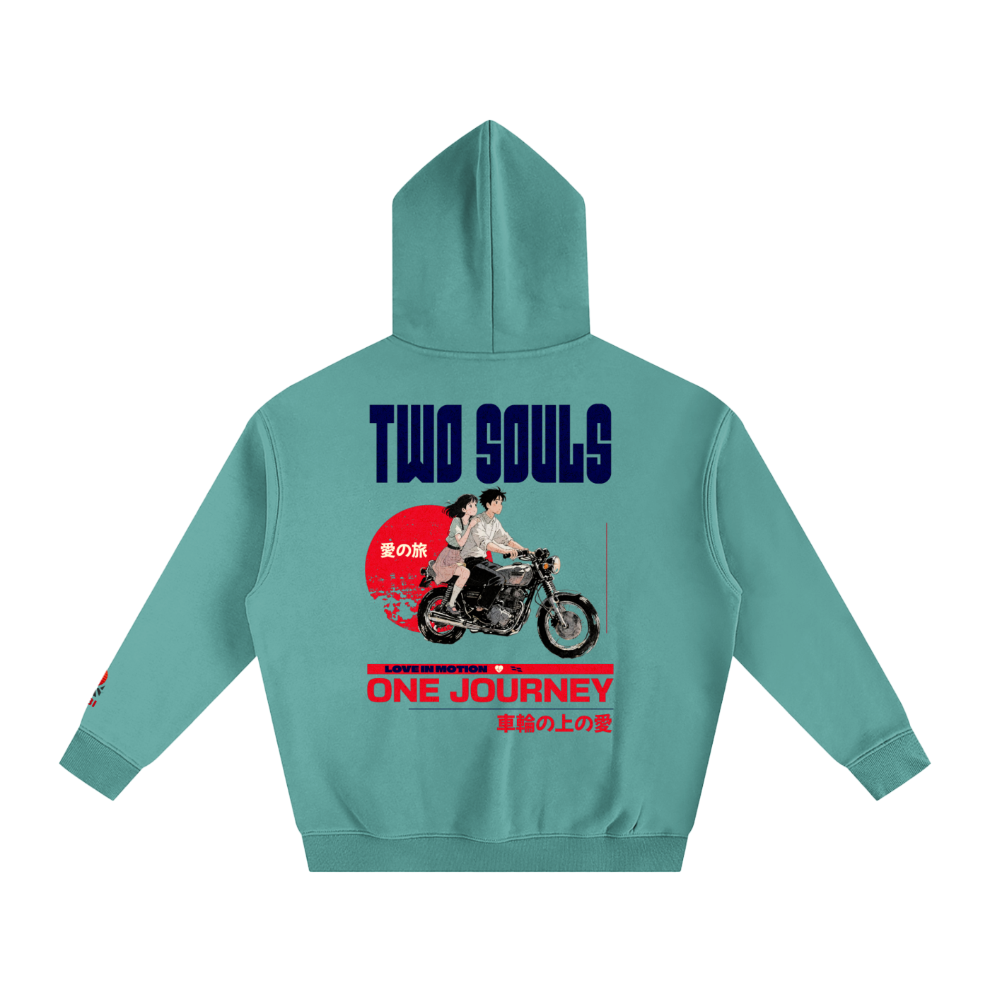 TobiBrand,Japanese,Anime,Motorcyle,couple hoodie,Two Souls,Gift for her,Gift for him