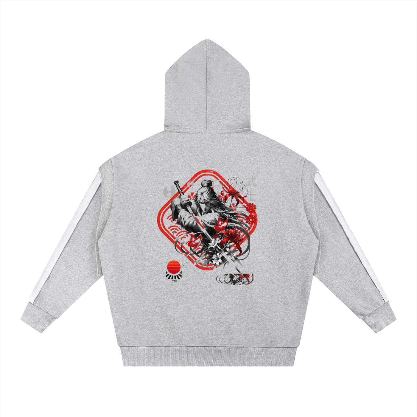 Hoodie,Samurai,Japan,Japanese,Japan Culture,Clothing,Unisex,Cotton,Polyster